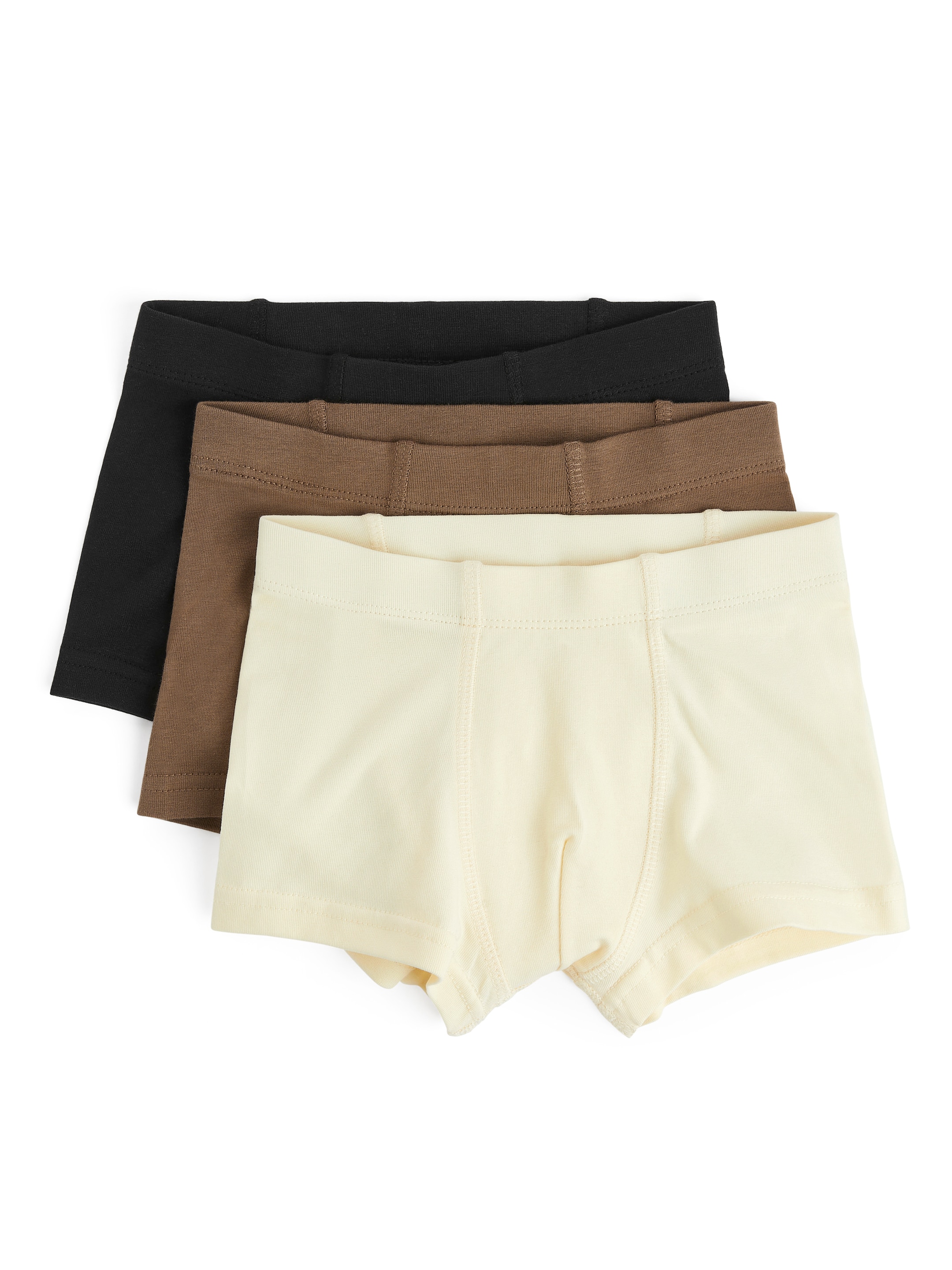 Jersey Trunks - White/Brown/Black - Slim fit - Children - StillMedia/DescriptiveStillLife - 2
