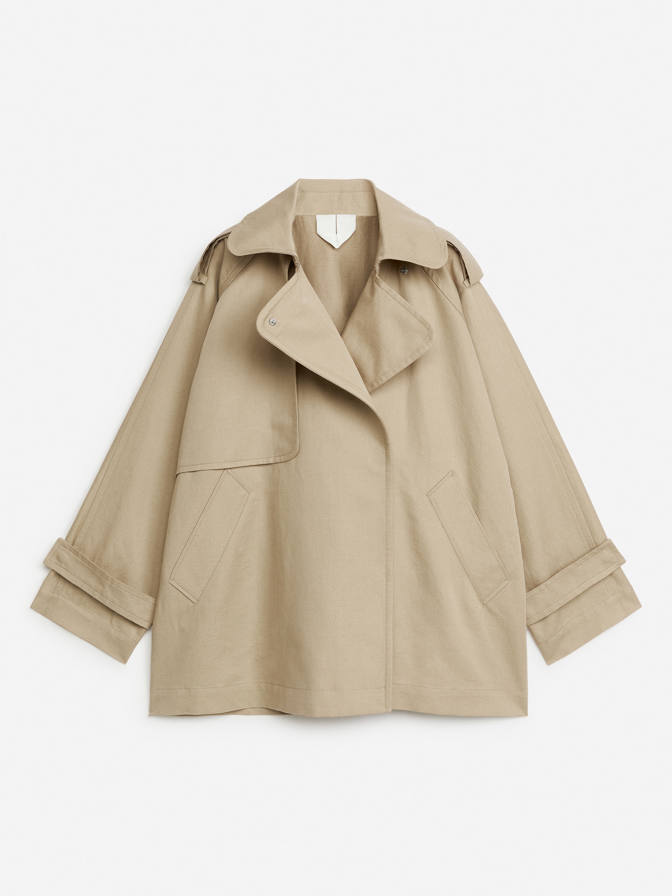 Größeres Bild ansehen: Kurzer Trenchcoat - Beige - Ladies | H&M DE 2