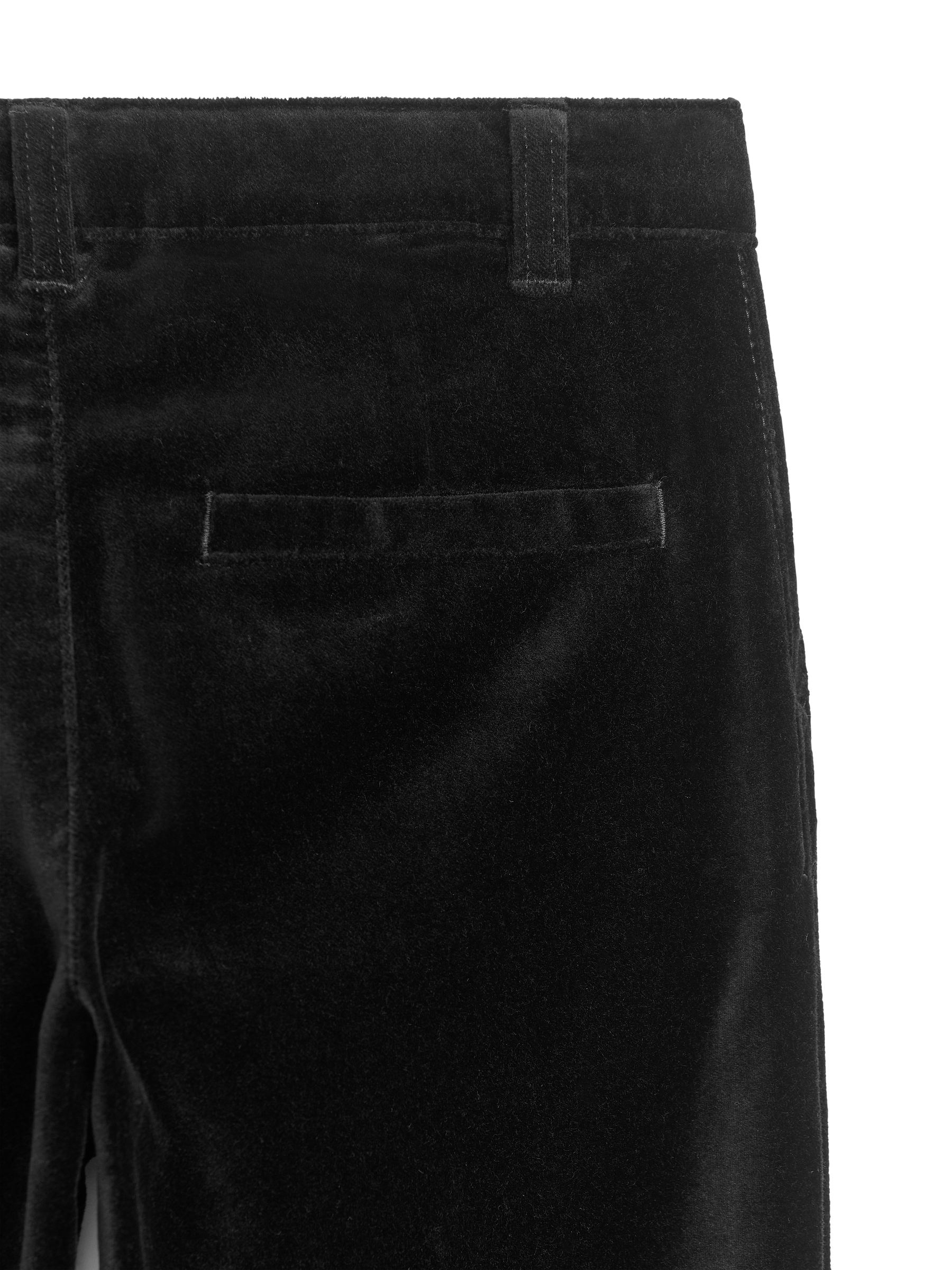 Velvet Trousers - Black - Regular fit - Children - StillMedia/DescriptiveDetail - 2