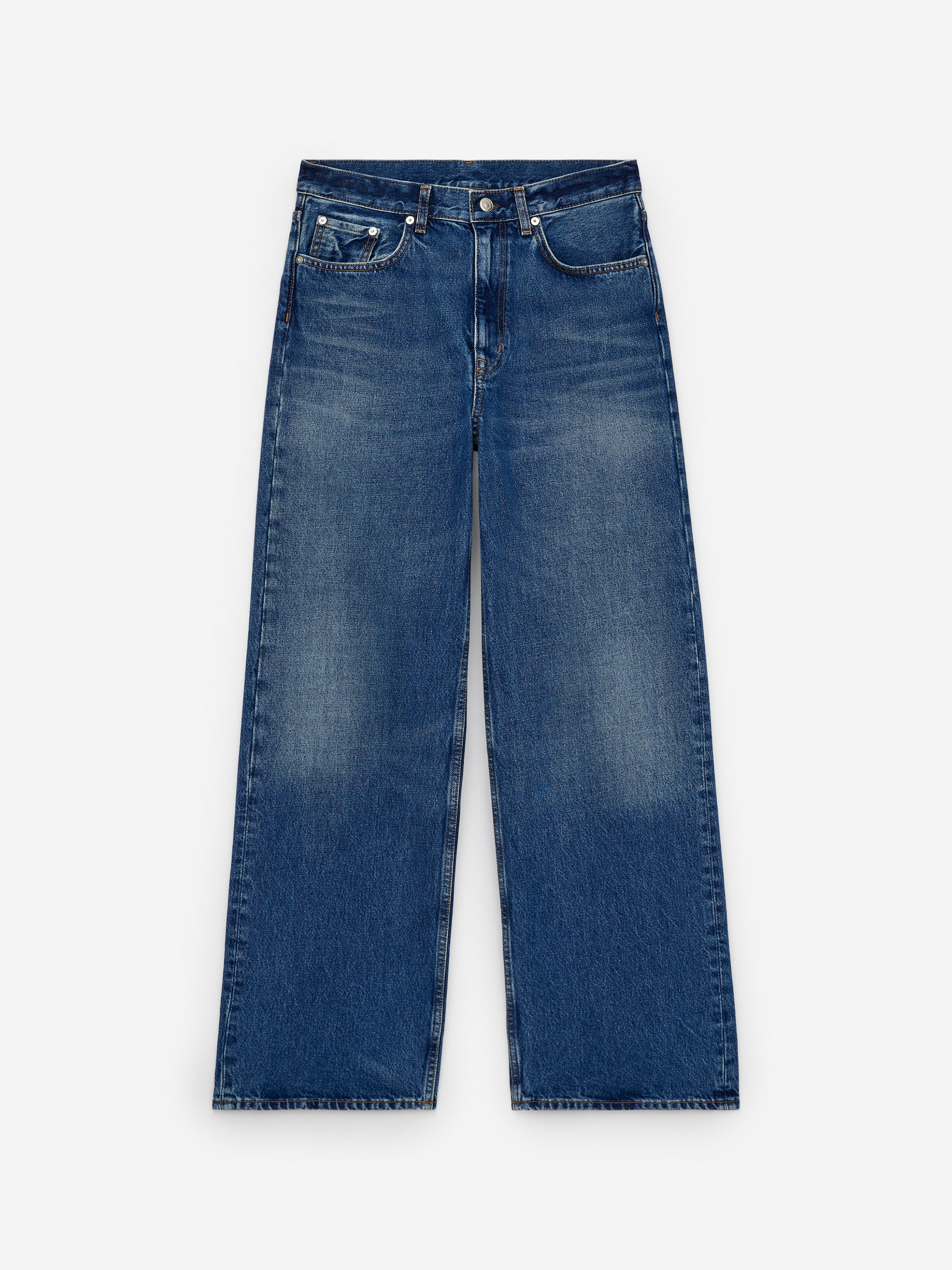 View larger image: CORAL Wide Jeans - Blue - Ladies | H&M GB 1