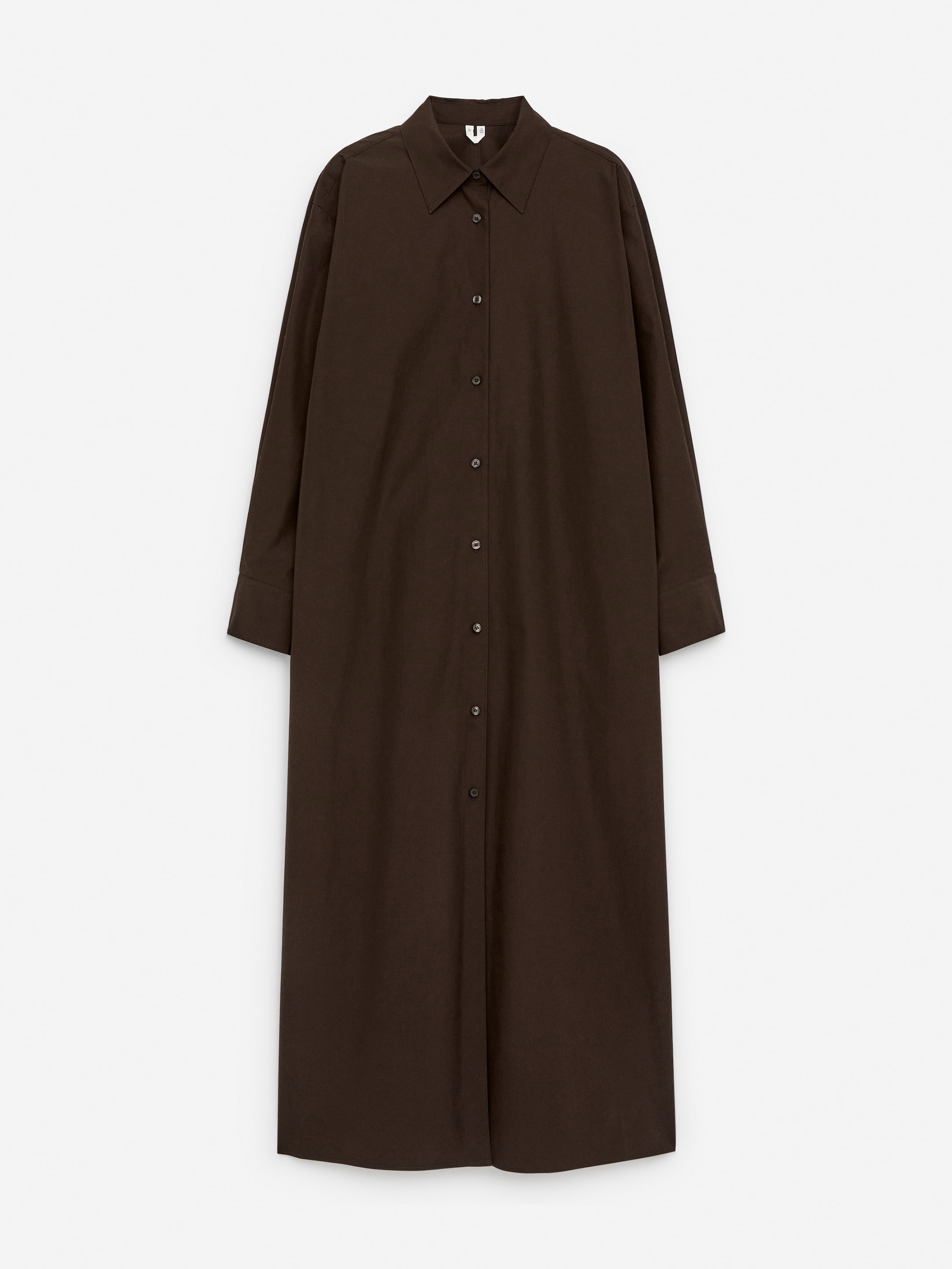Größeres Bild anzeigen: Oversize-Hemdkleid - Dunkelbraun - Ladies | H&M AT 5