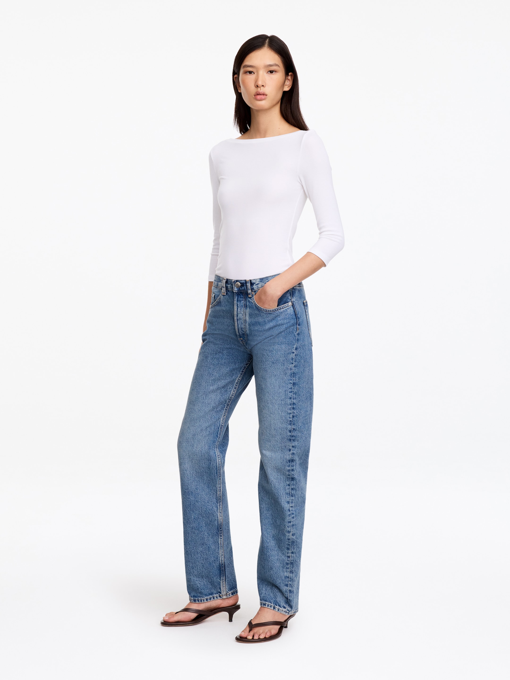 Jeans SNOW straight - Blu medio - Slim fit - women - StillMedia/Lookbook - 9