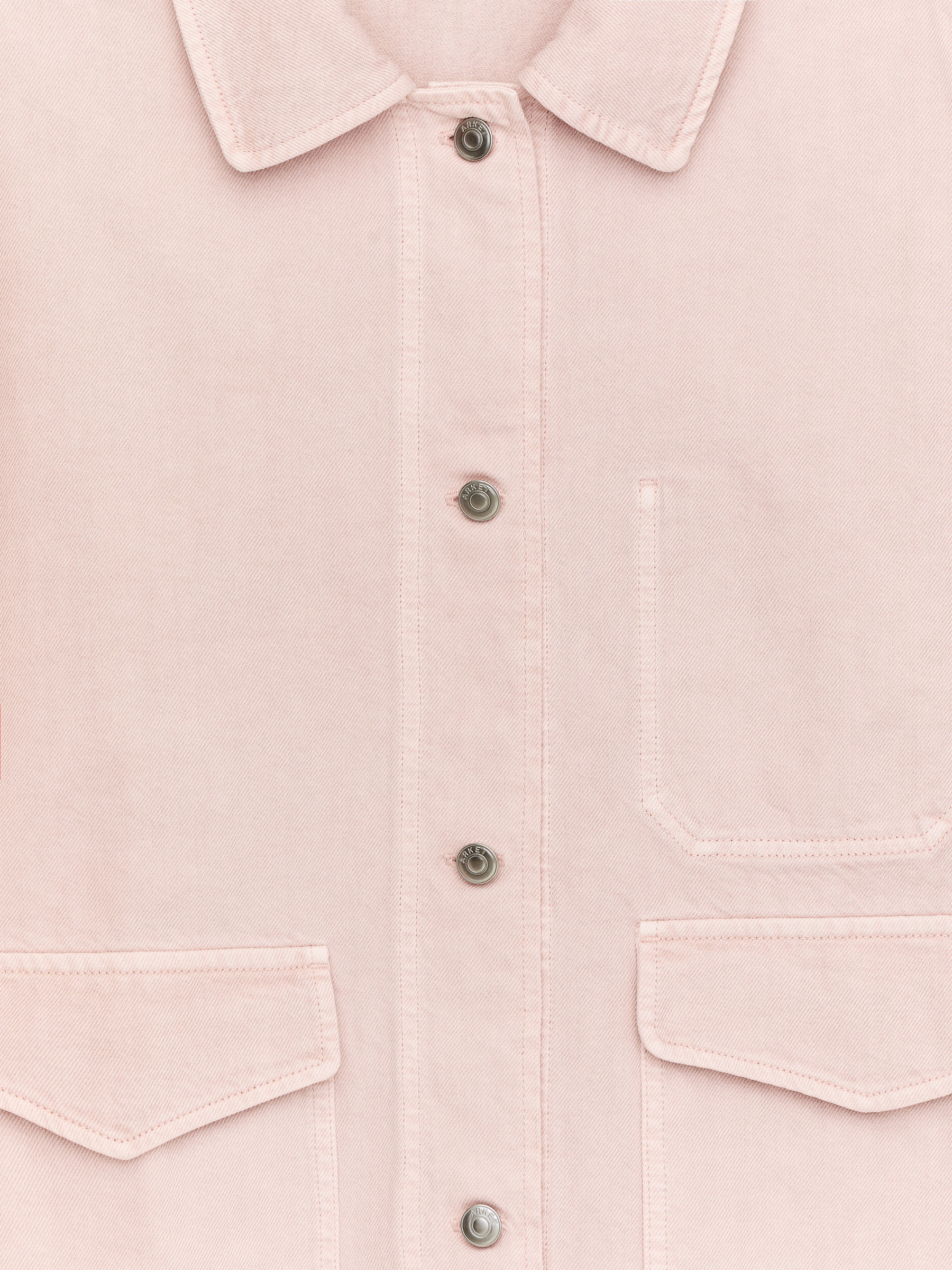 Pudełkowa koszula wierzchnia z denimu - Różowy - Fason normalny - Women - StillMedia/DescriptiveDetail - 2