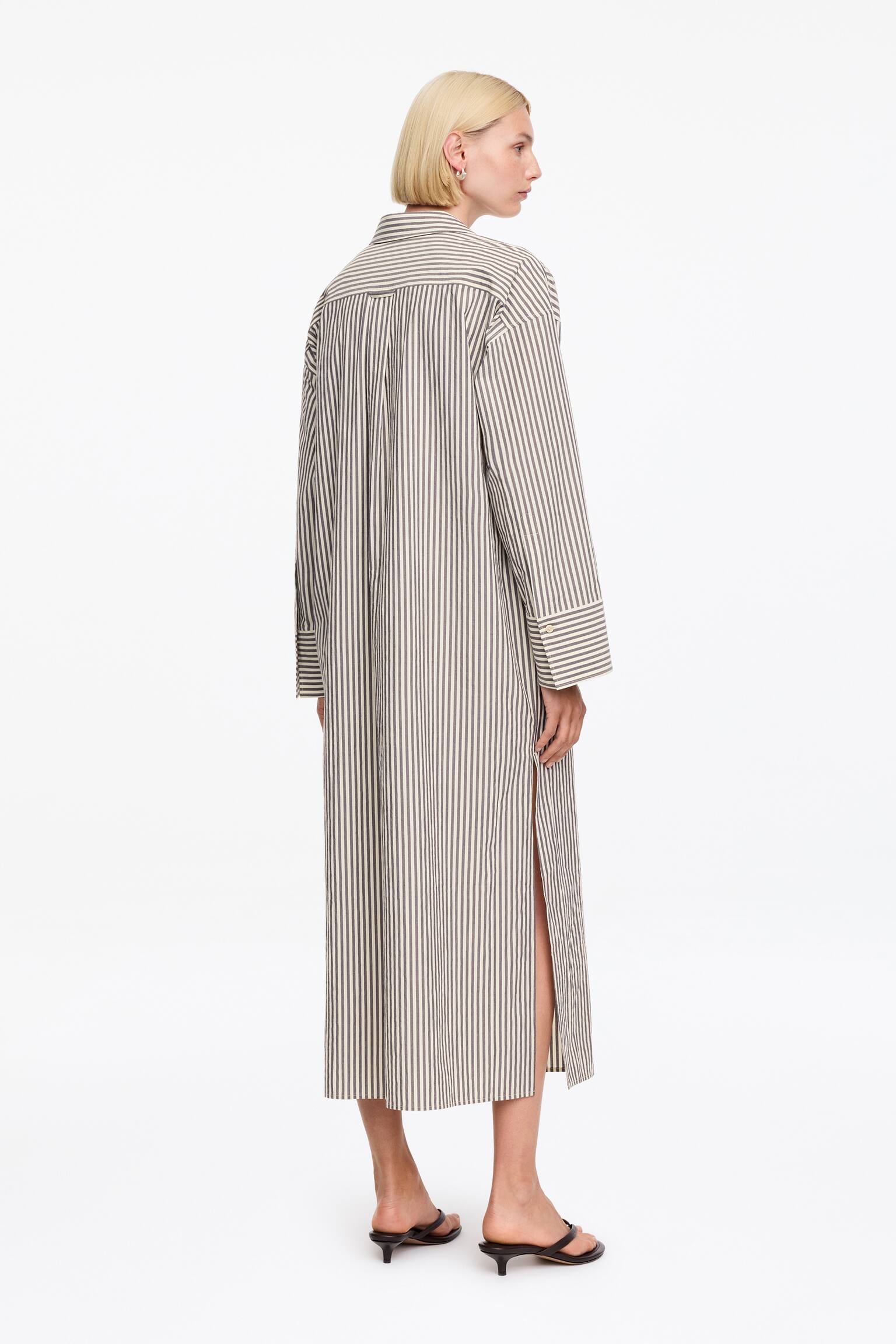 Pamut ingruha-Barna/Törtfehér - 4