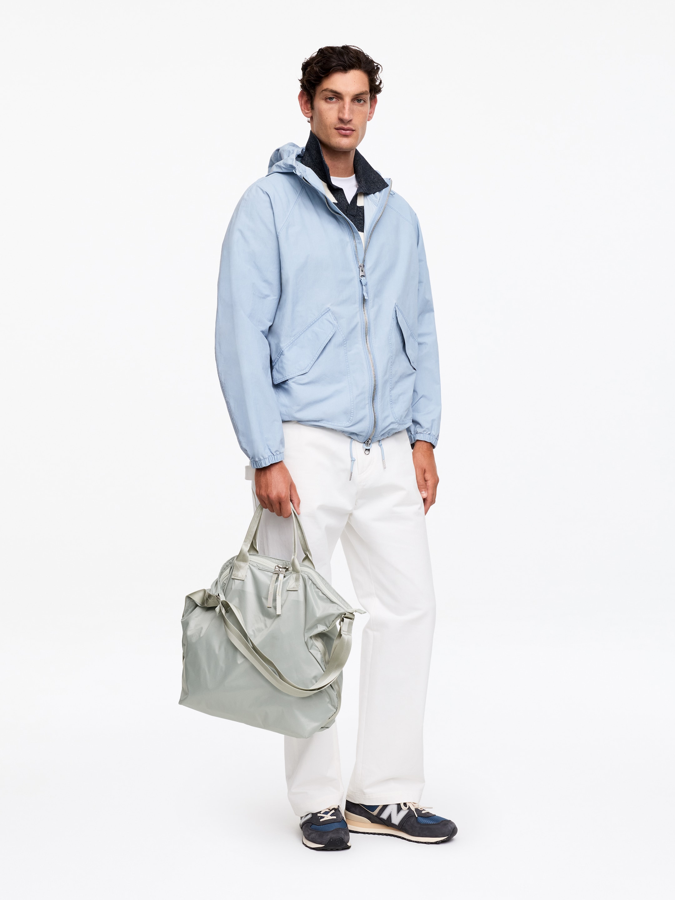 Ripstop Messenger Bag - Sage Green - Men - StillMedia/Lookbook - 6