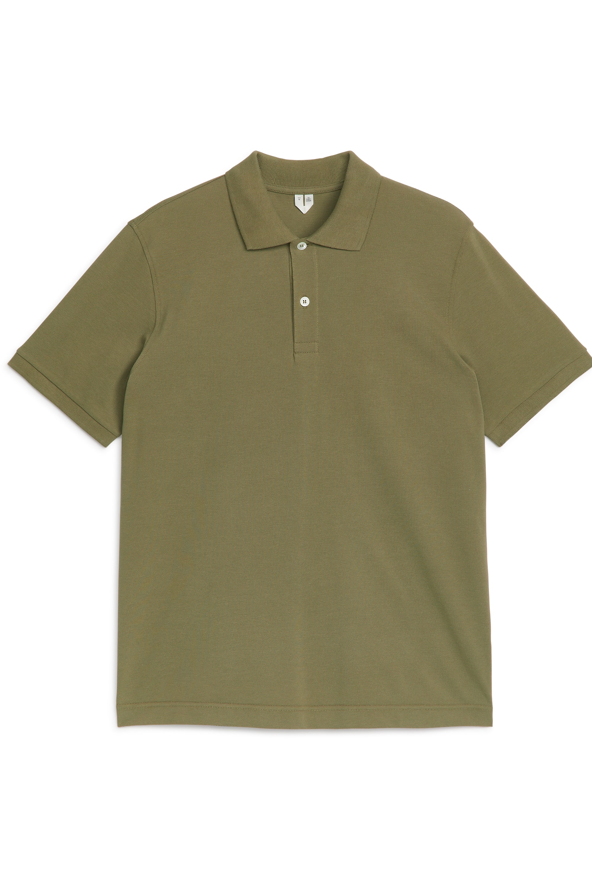 Agrandir l'image: Polo en piqué - Vert kaki - HOMME | H&M BE 1