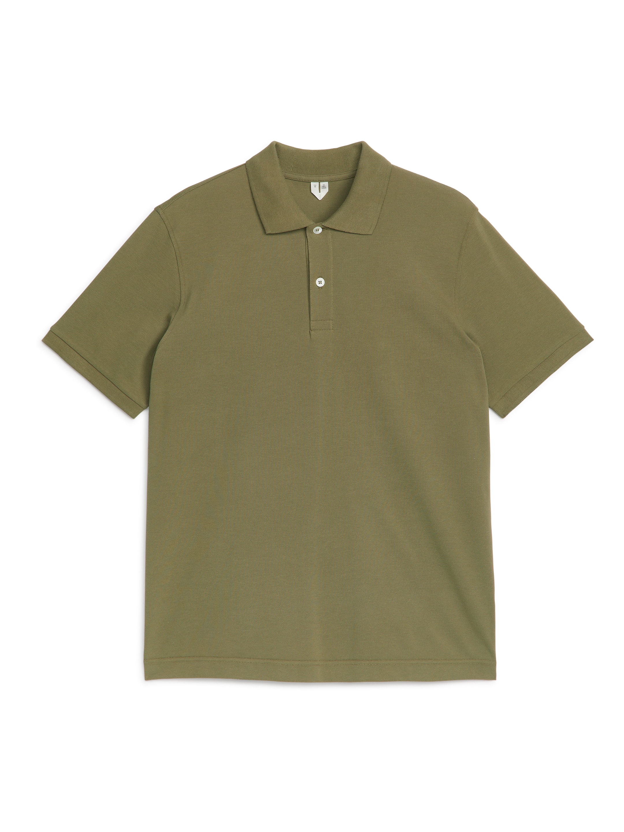 Pikétröja - Khakigrön - Regular fit - Men - StillMedia/DescriptiveStillLife - 2