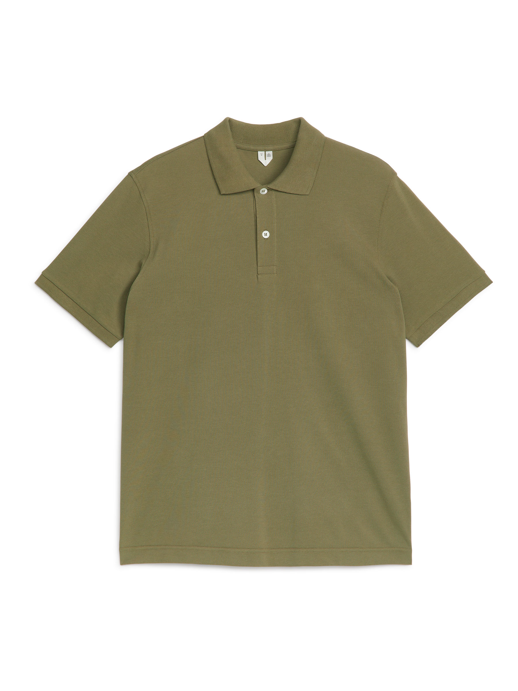 Piqué Polo Shirt - Khaki Green - Regular fit - Men - StillMedia/DescriptiveStillLife - 2