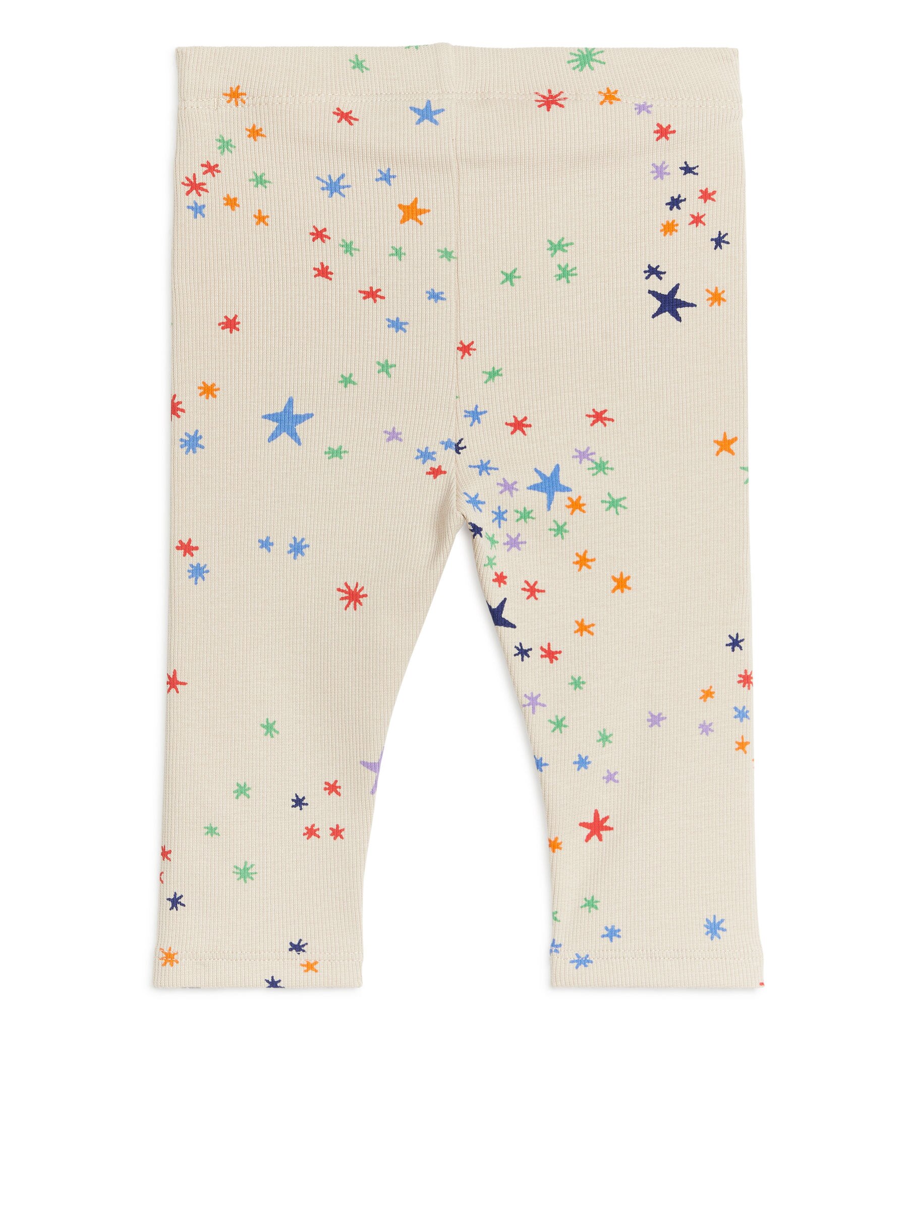 Leggings a coste - Bianco sporco/Multicolore - Slim fit - Children - StillMedia/DescriptiveStillLife - 3