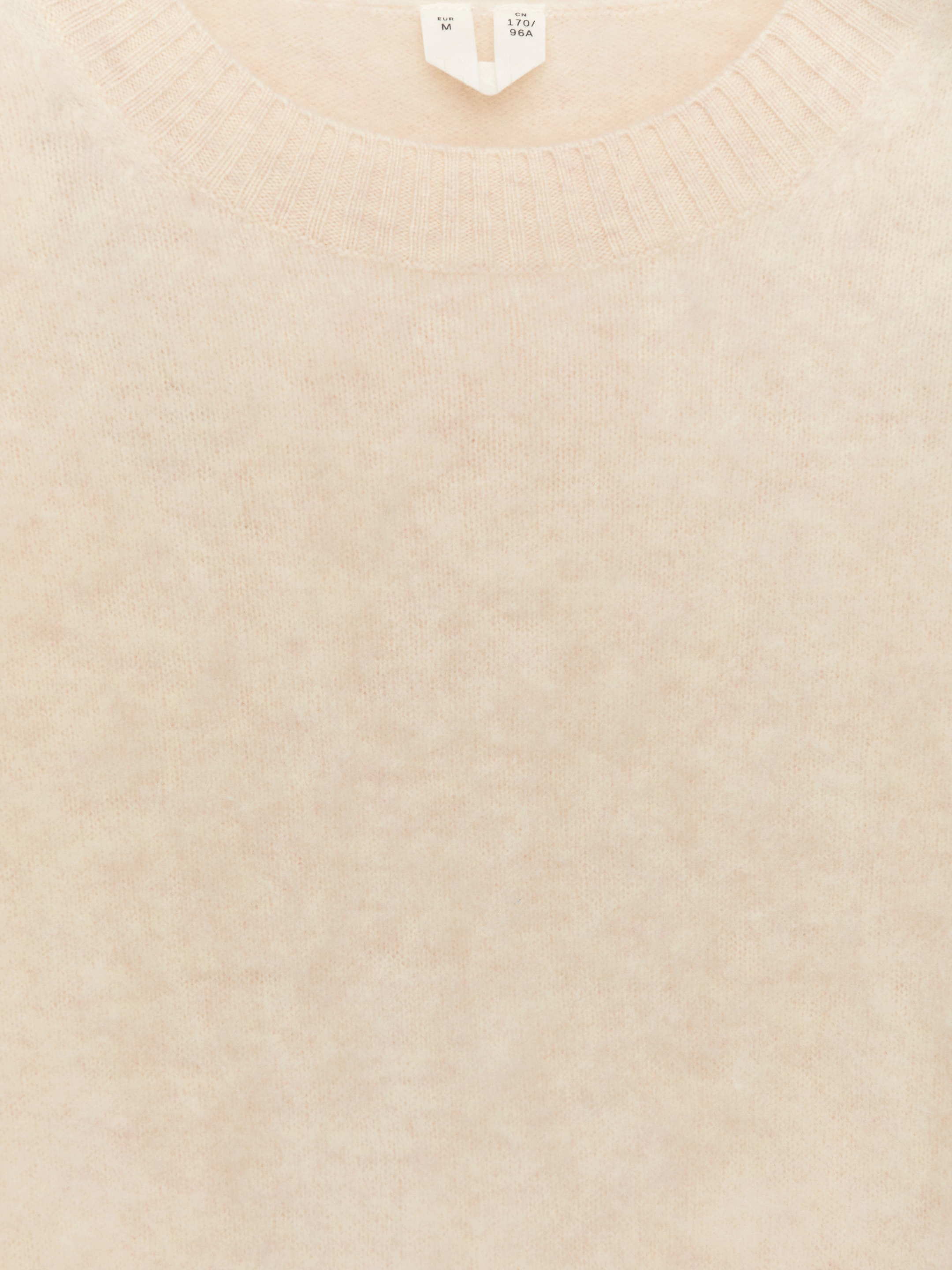 Tröja i borstad ull - Ljusbeige - Regular fit - Women - StillMedia/DescriptiveDetail - 1