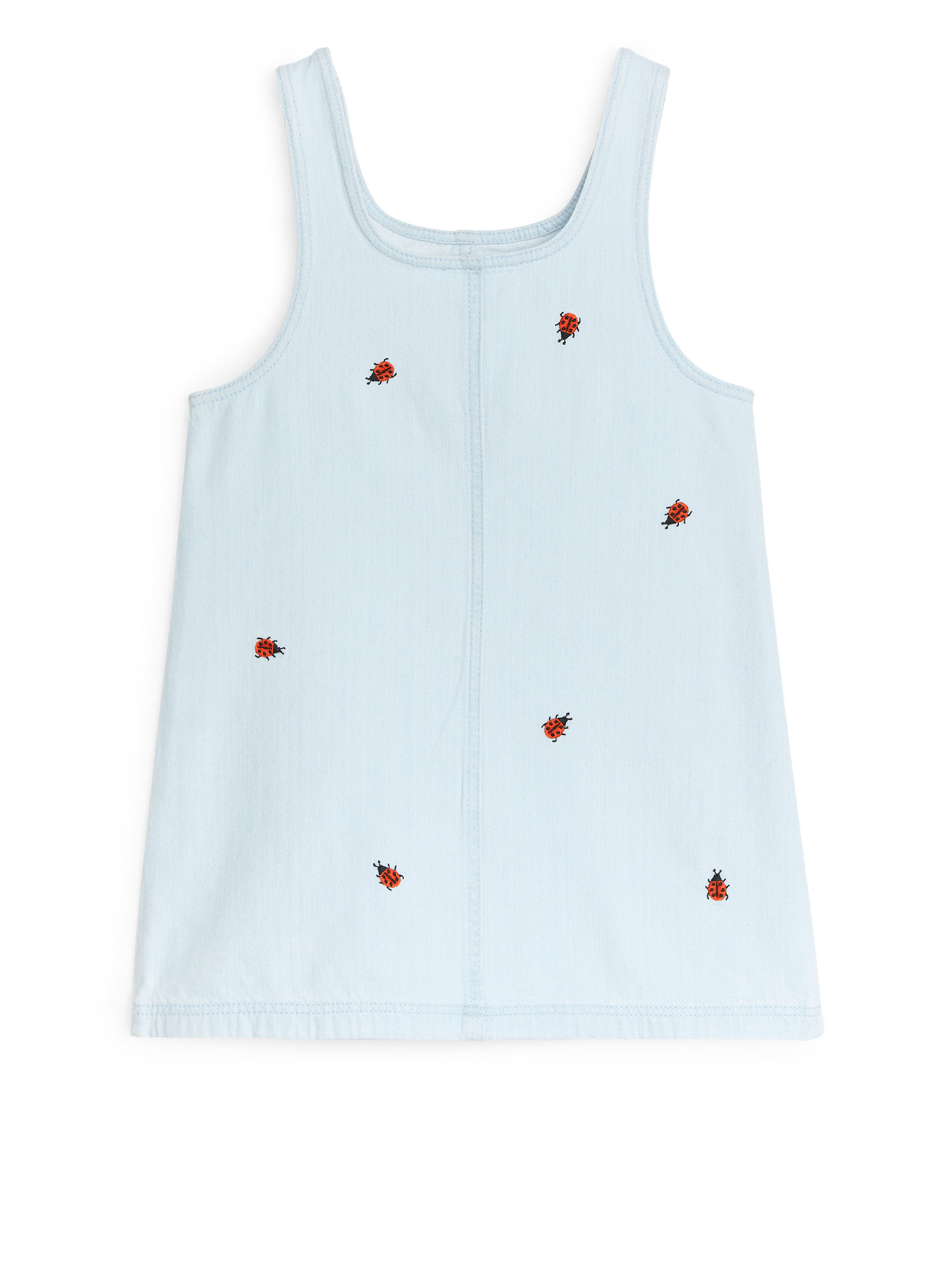 Ärmelloses Jeanskleid - Hellblau - Regular Fit - Kinder - StillMedia/DescriptiveStillLife - 1