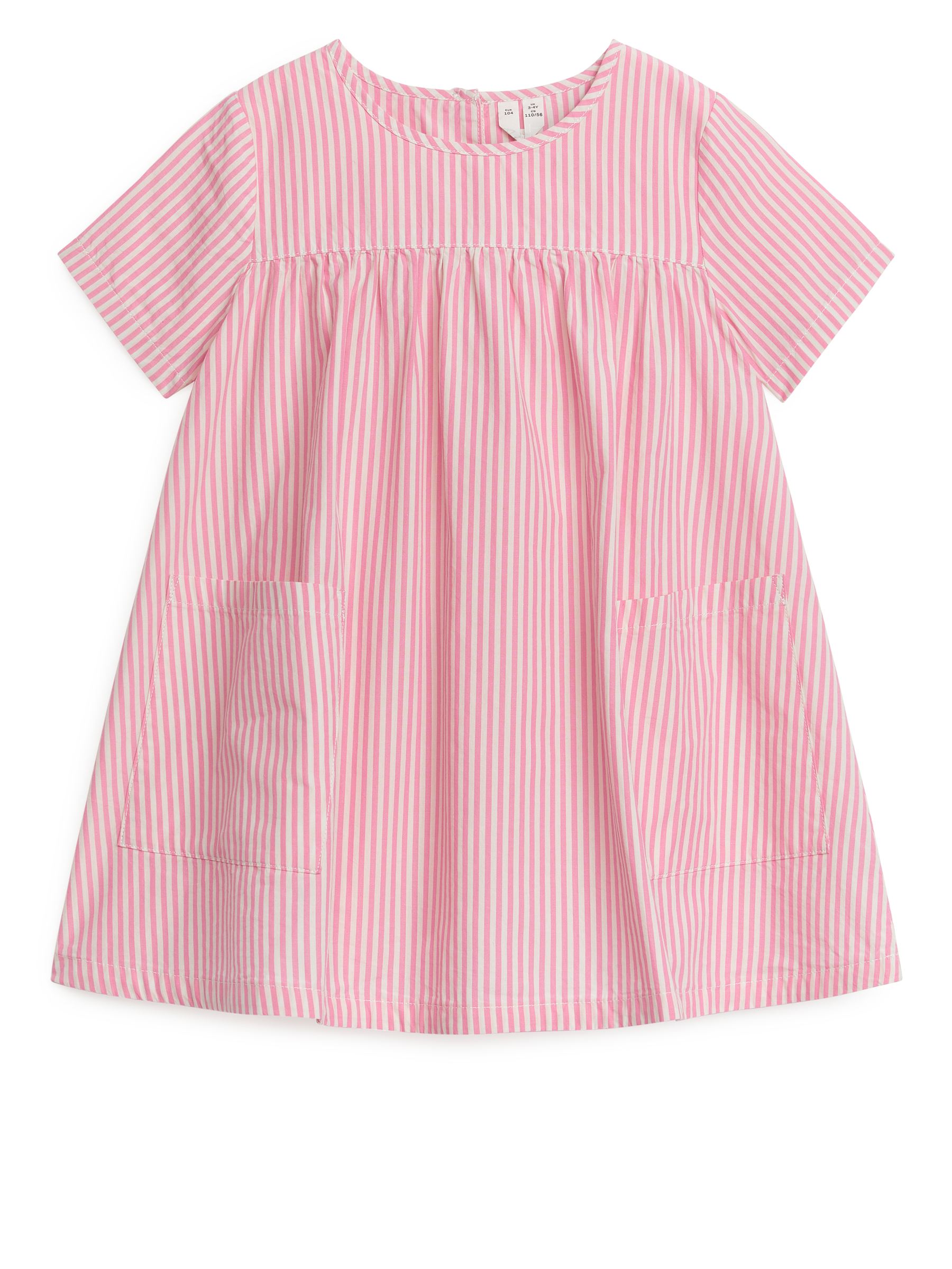 Baumwollkleid - Weiß/Rosa - Regular Fit - Kinder - StillMedia/DescriptiveStillLife - 1