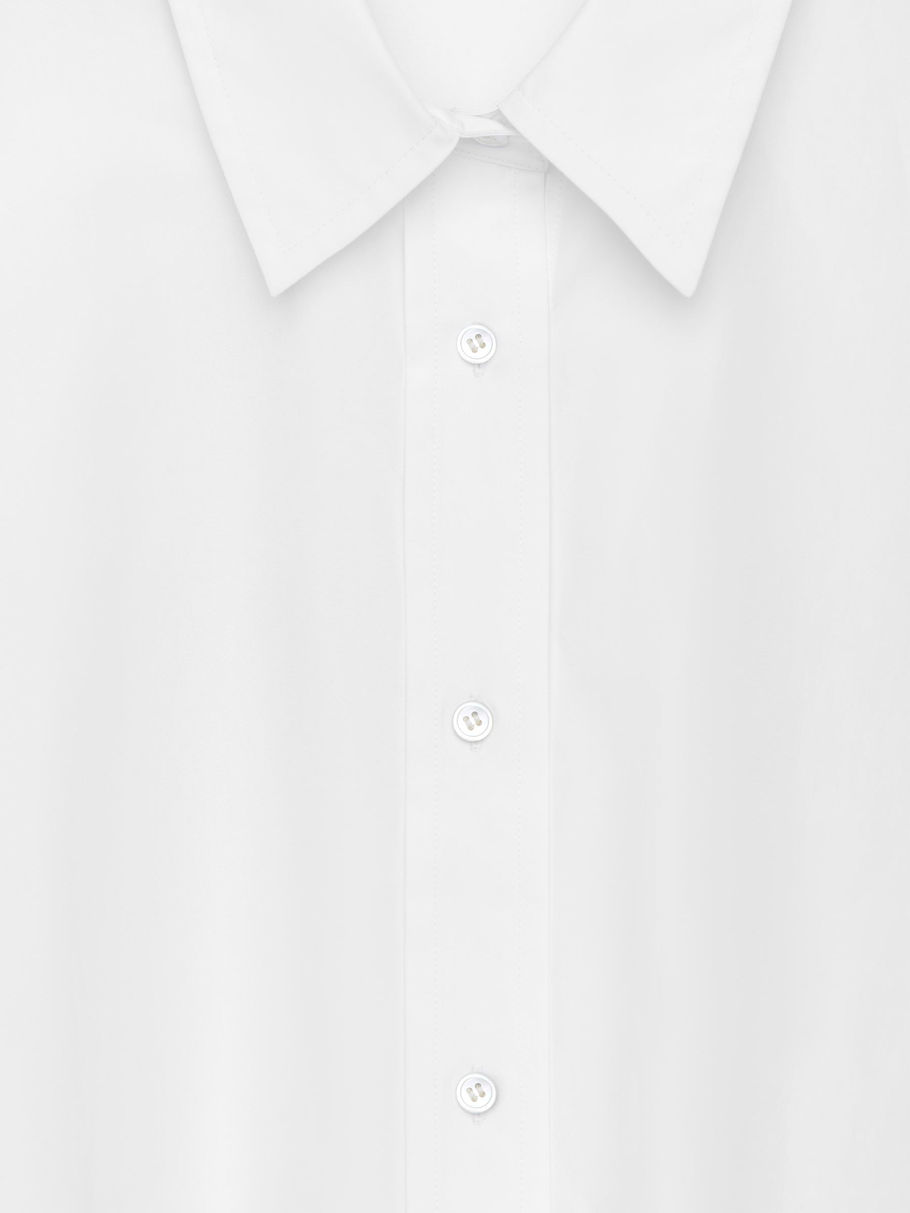Elongated Shirt - White - Loose fit - Women - StillMedia/DescriptiveDetail - 2