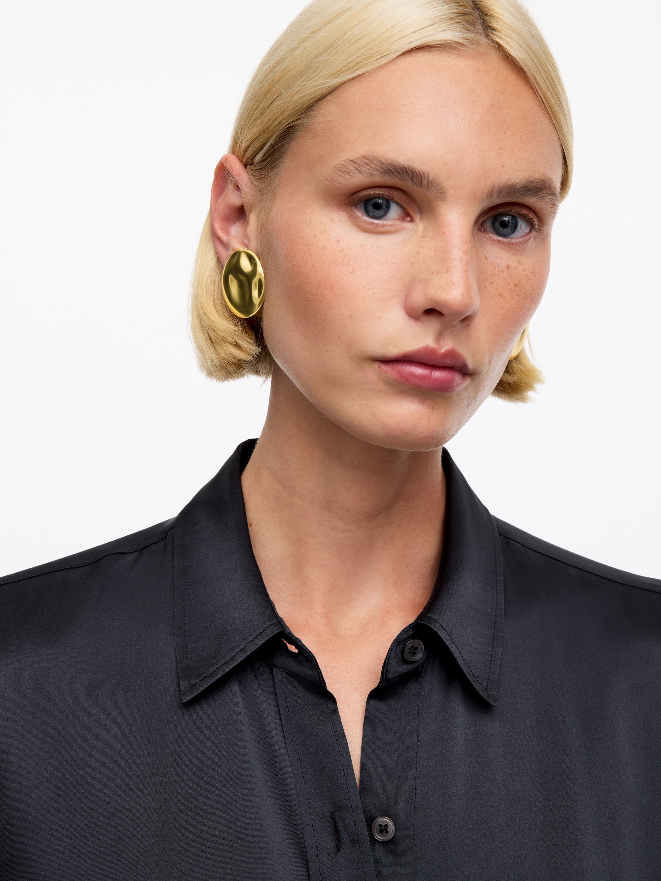 Clip-On Earrings-Gold-coloured-20127