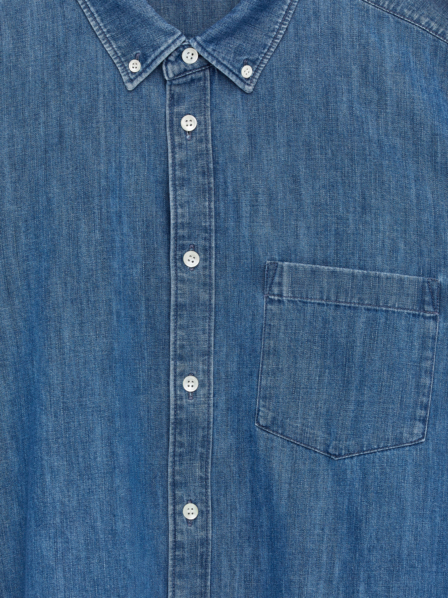 Denim Shirt - Washed Blue - Regular fit - Men - StillMedia/DescriptiveDetail - 17