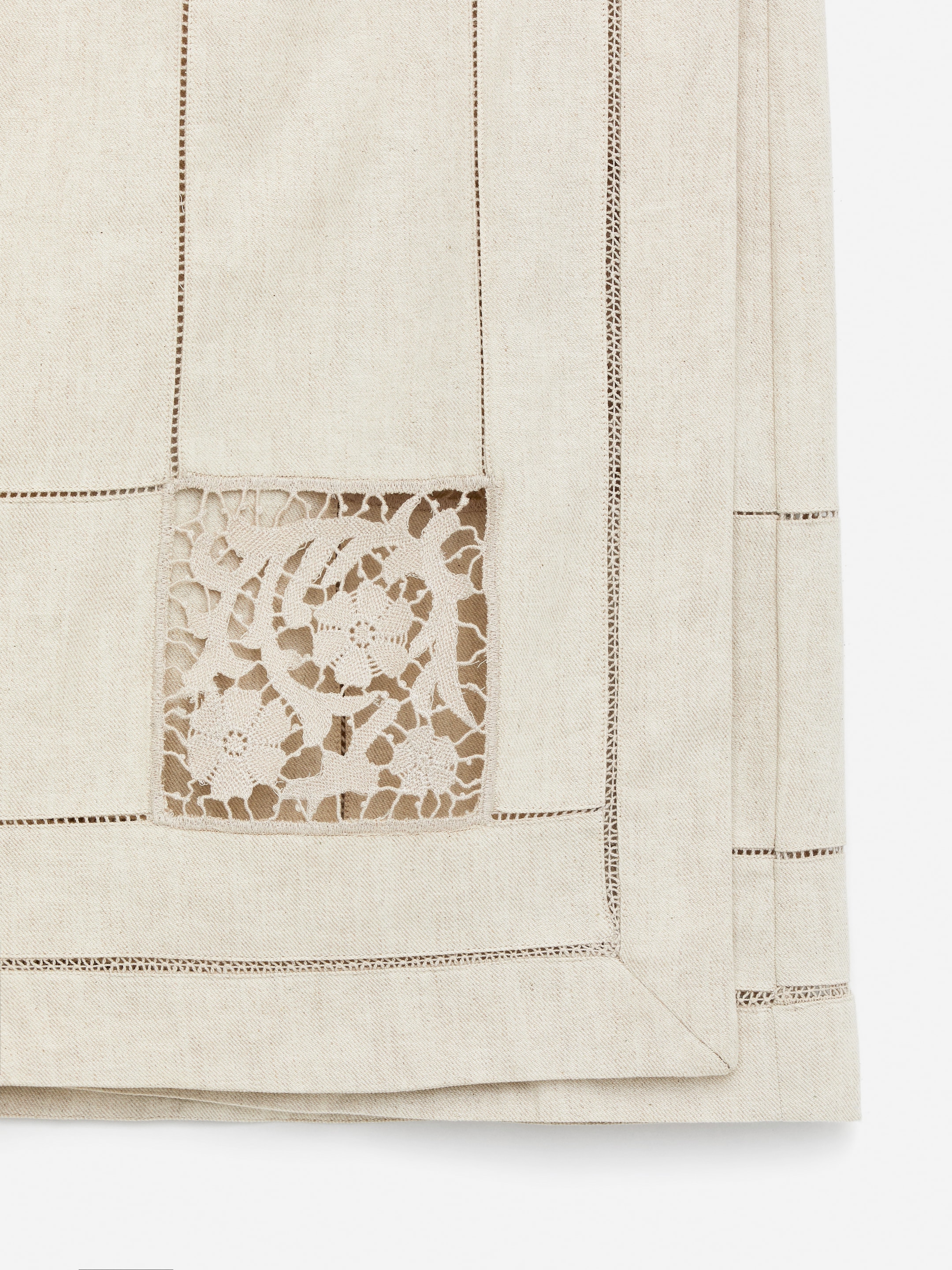 Embroidered Wrap Skirt - Beige - Regular fit - Women - StillMedia/DescriptiveDetail - 1