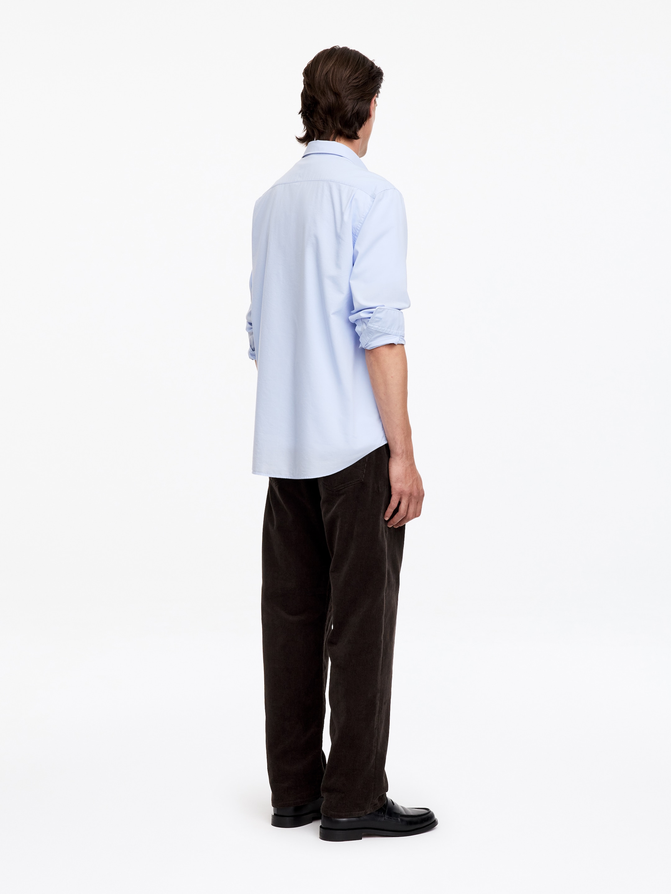 Pantalones de pana rectos OCEAN de corte amplio - Marrón - Corte holgado - men - StillMedia/Lookbook - 5