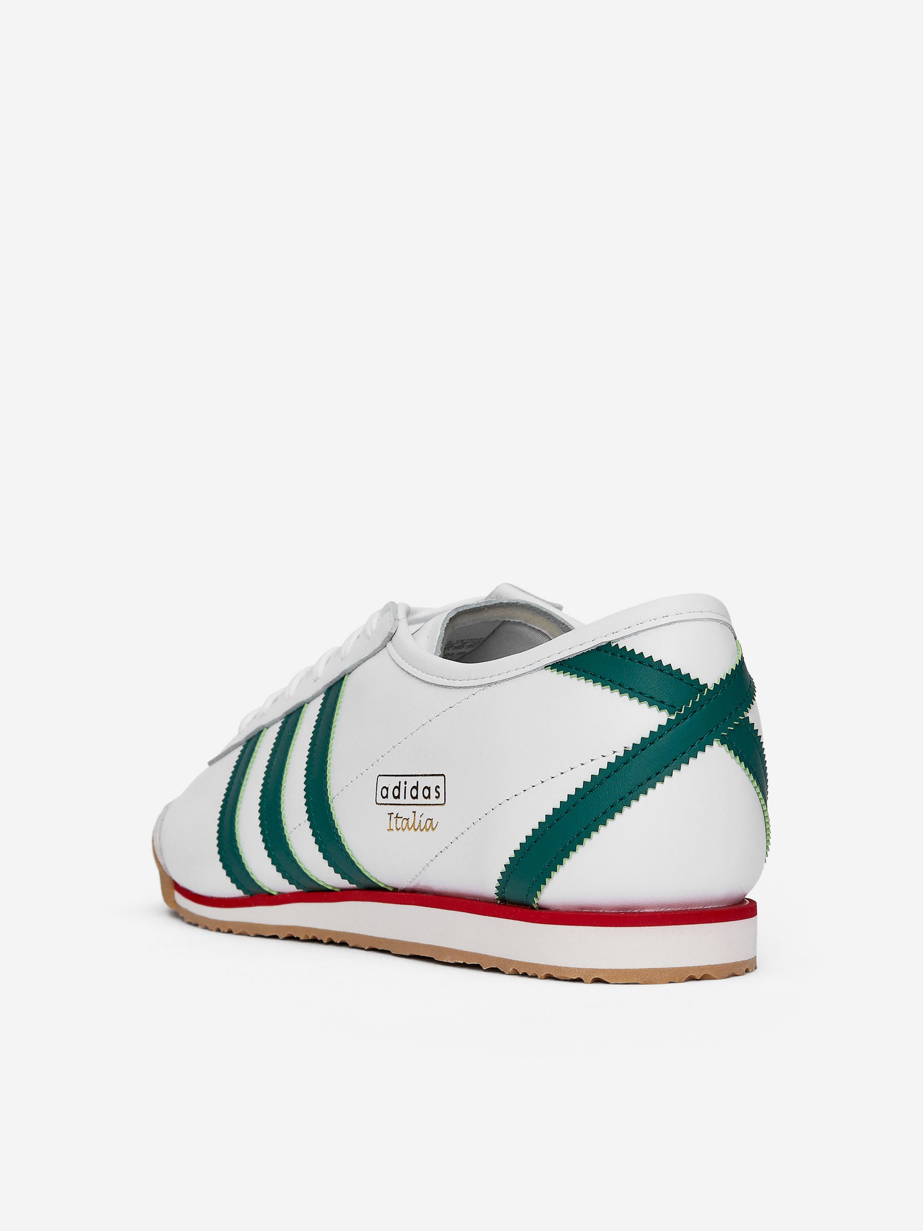 adidas Italia 70s Trainers - White/Green/Red - Men - StillMedia/DescriptiveStillLife - 4