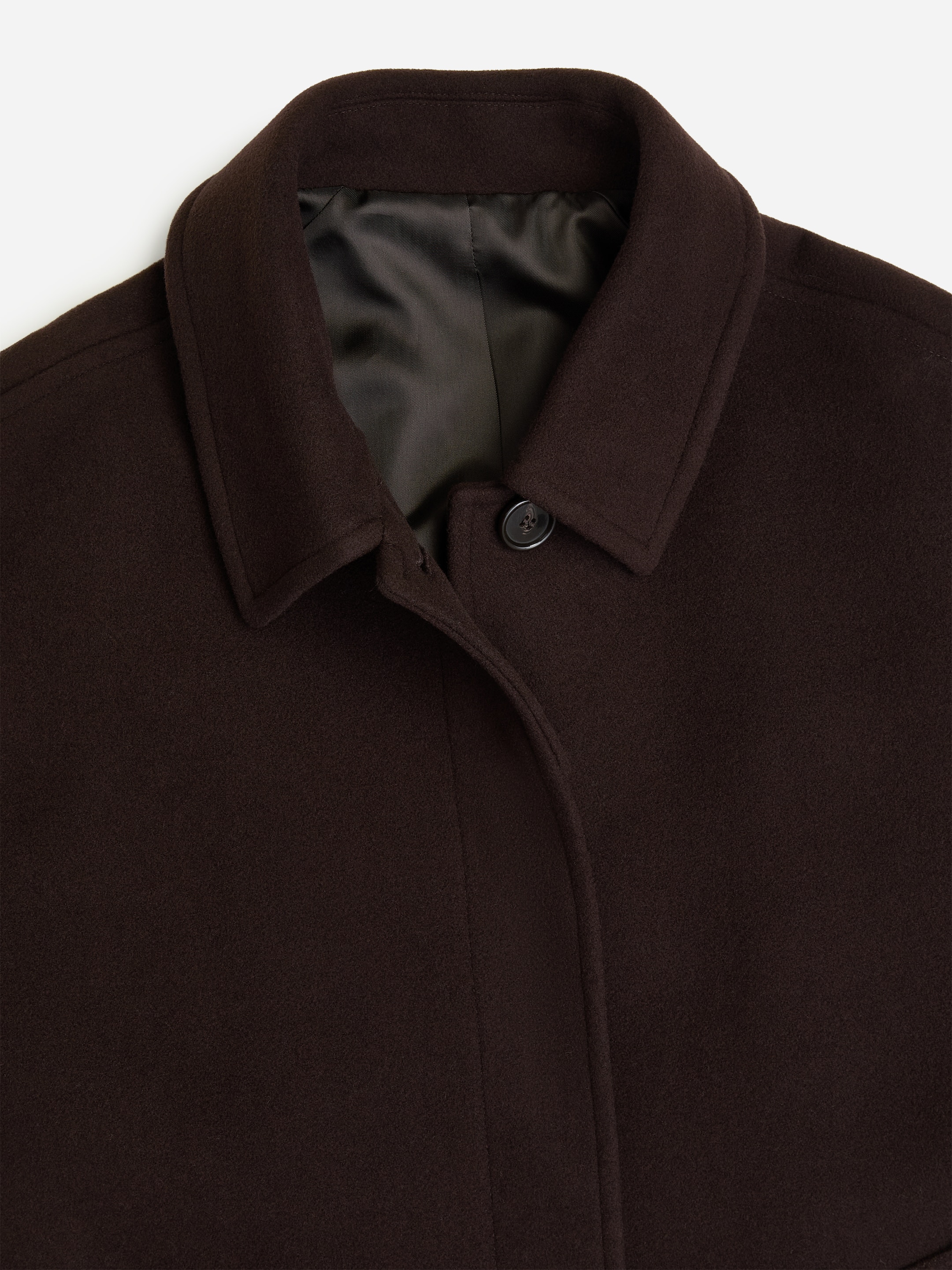 Wool-Blend Relaxed Coat - Brown - Loose fit - women - StillMedia/DescriptiveStillLife - 1