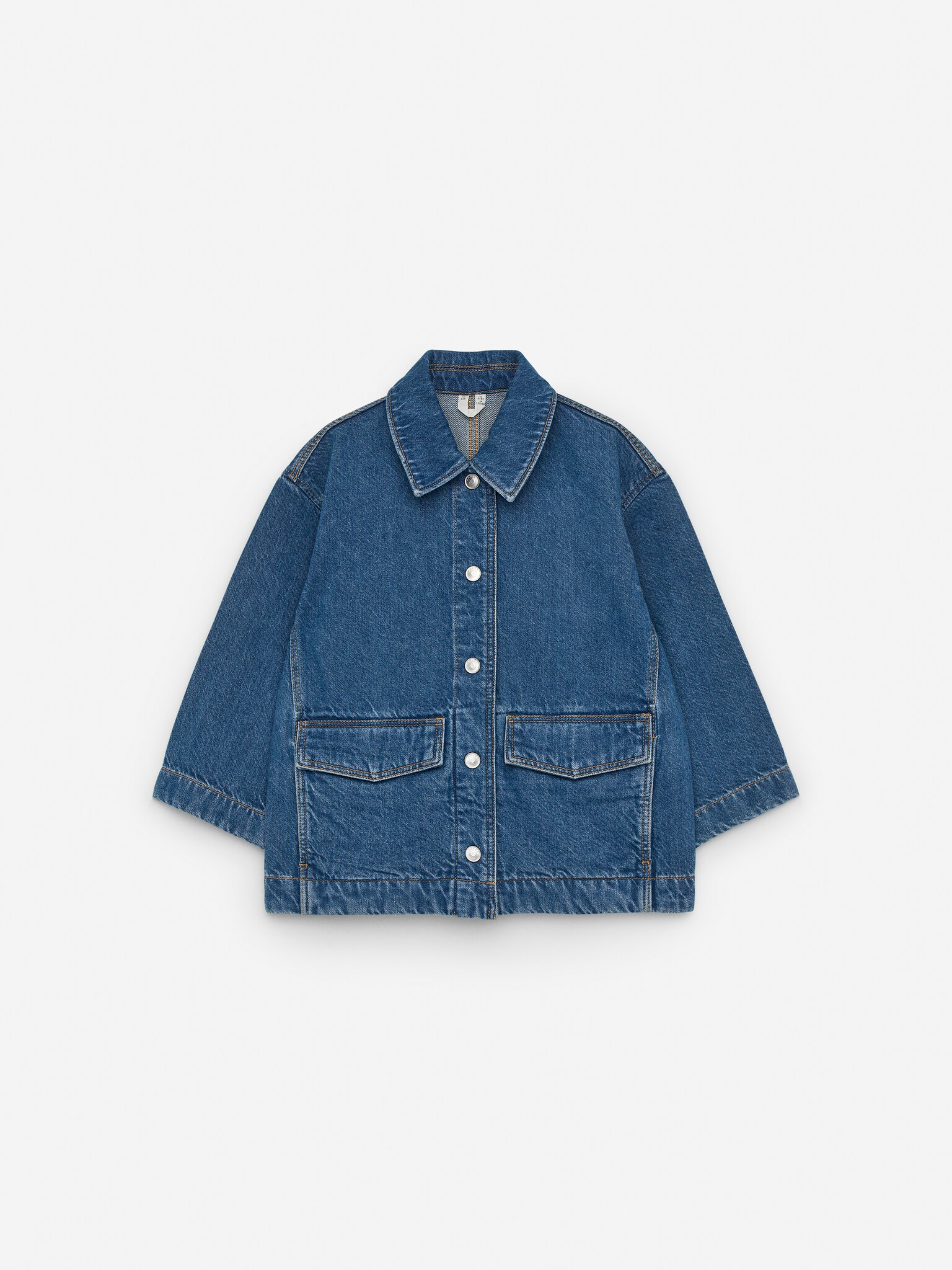 Overshirt in denim - Blu