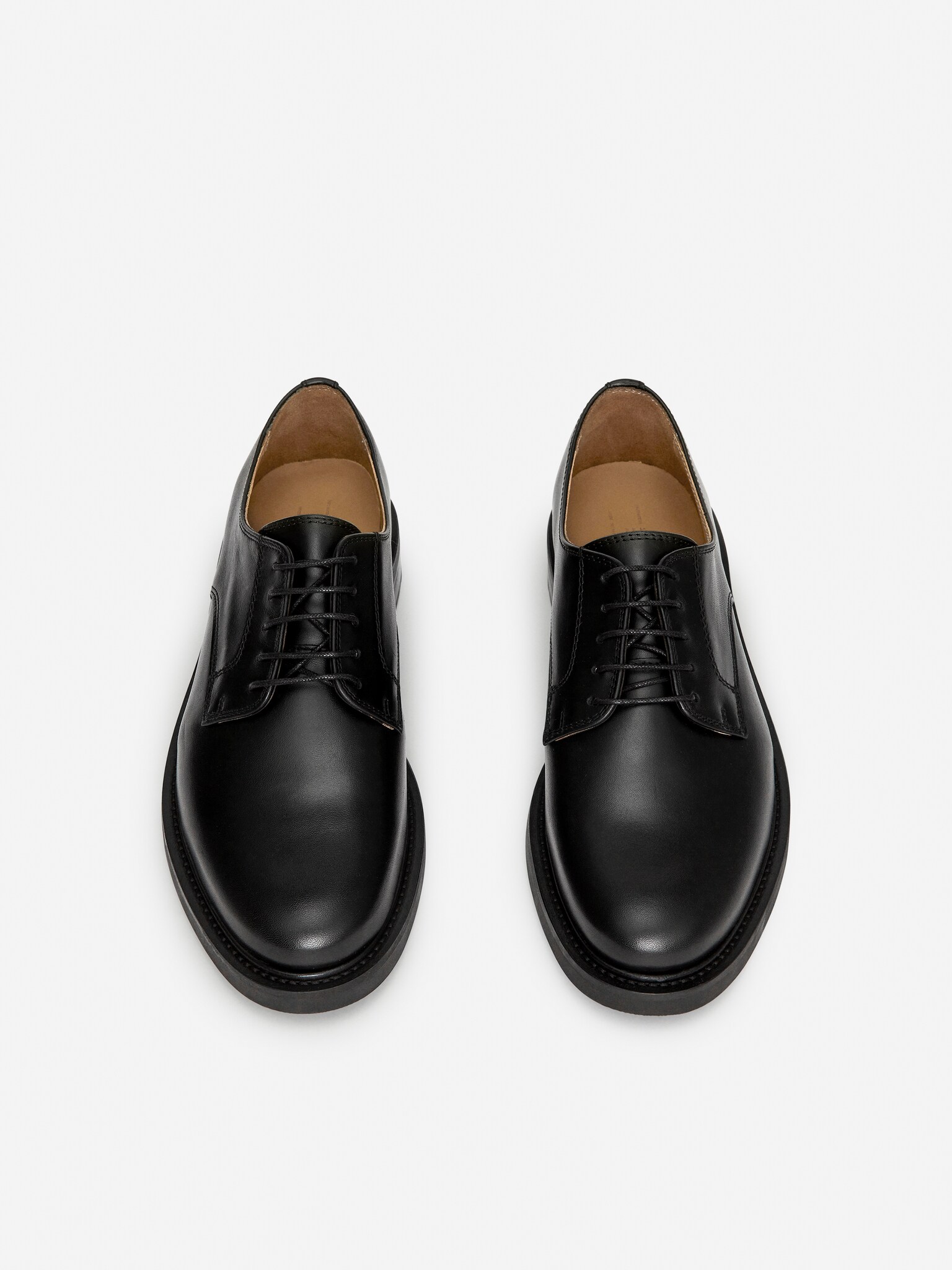 Derbys en cuir - Noir - 5