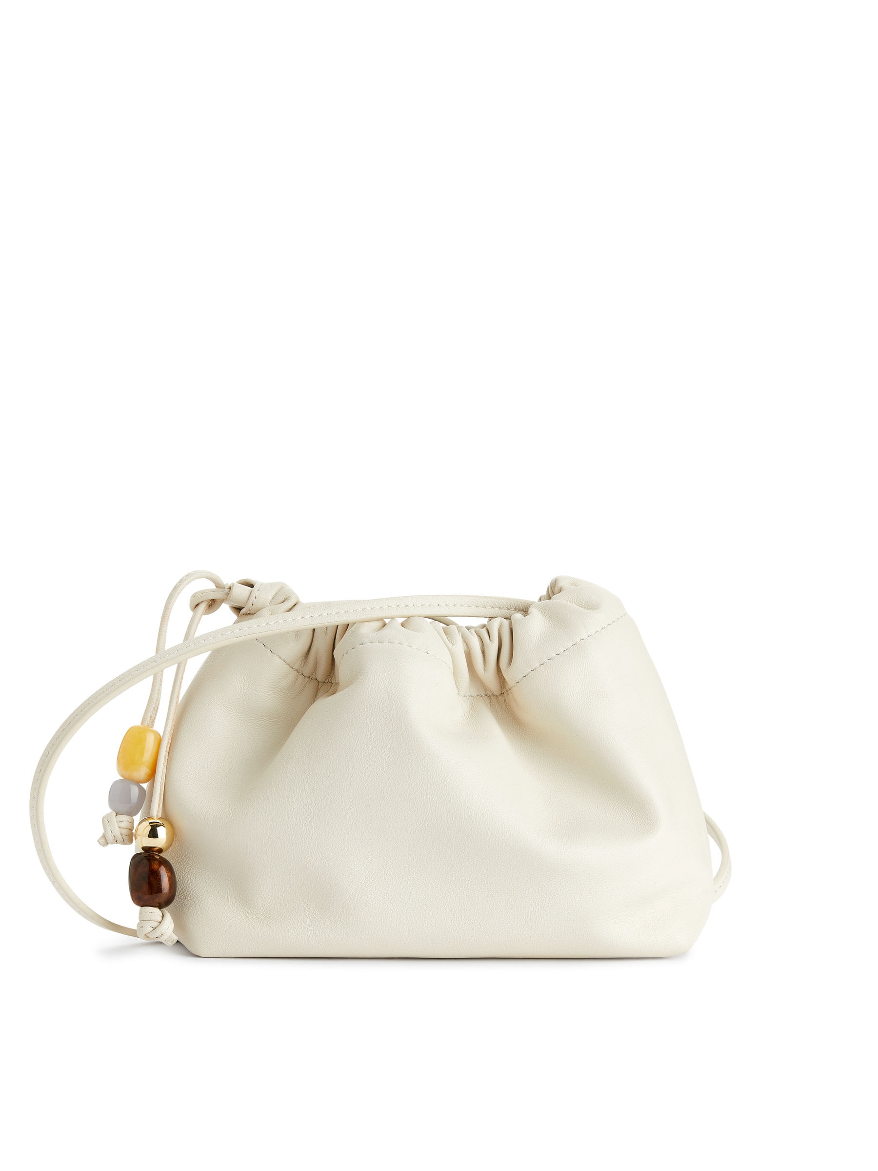 Tasche mit steinbesetztem Kordelzug - Cremeweiß - Damen - StillMedia/DescriptiveStillLife - 4