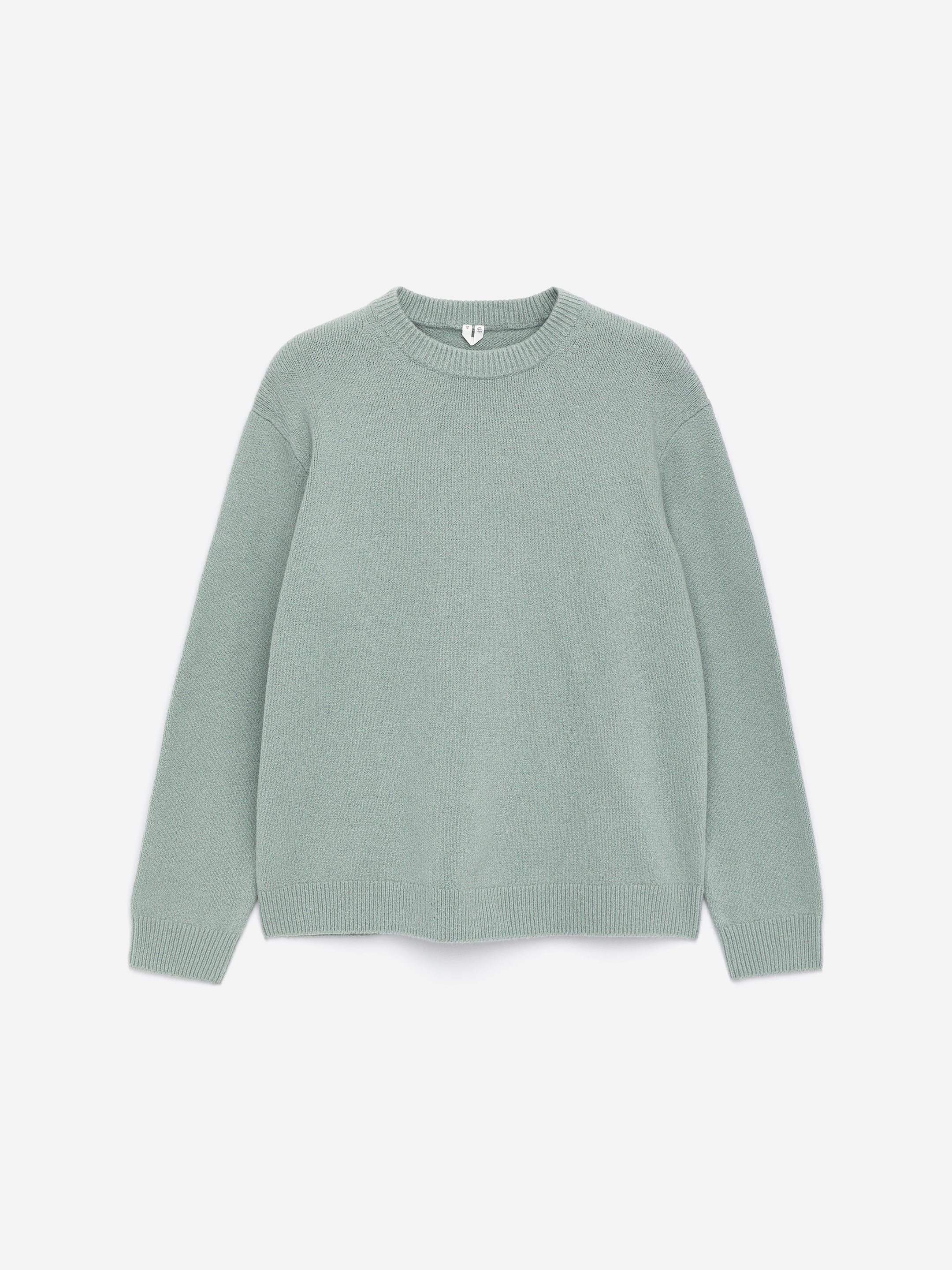Zobacz większy obraz: Sweter z mieszanki bawełny - Zakurzony miętowy - ON | H&M PL 5