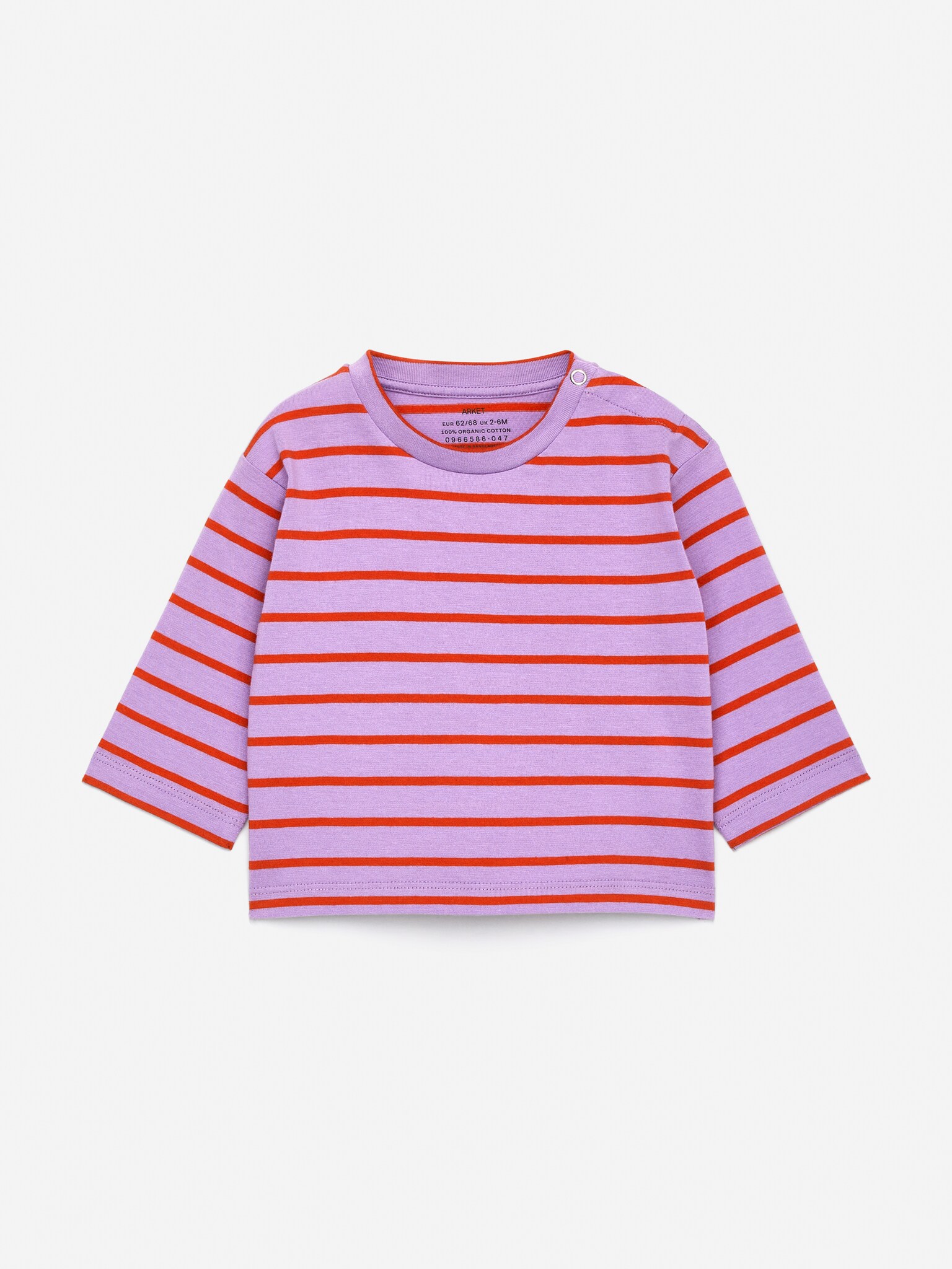 Top à manches longues - Mauve/Rouge/Vert/Bleu/Bleu vif/Écru/Blanc/Vert