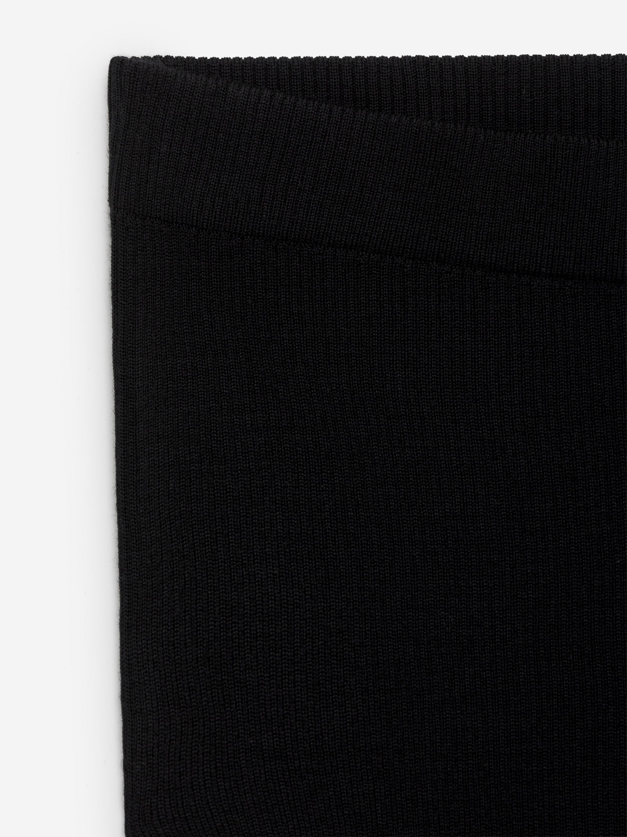 Gerippte Leggings aus Merinowolle - Schwarz - Slim Fit - Damen - StillMedia/DescriptiveDetail - 1