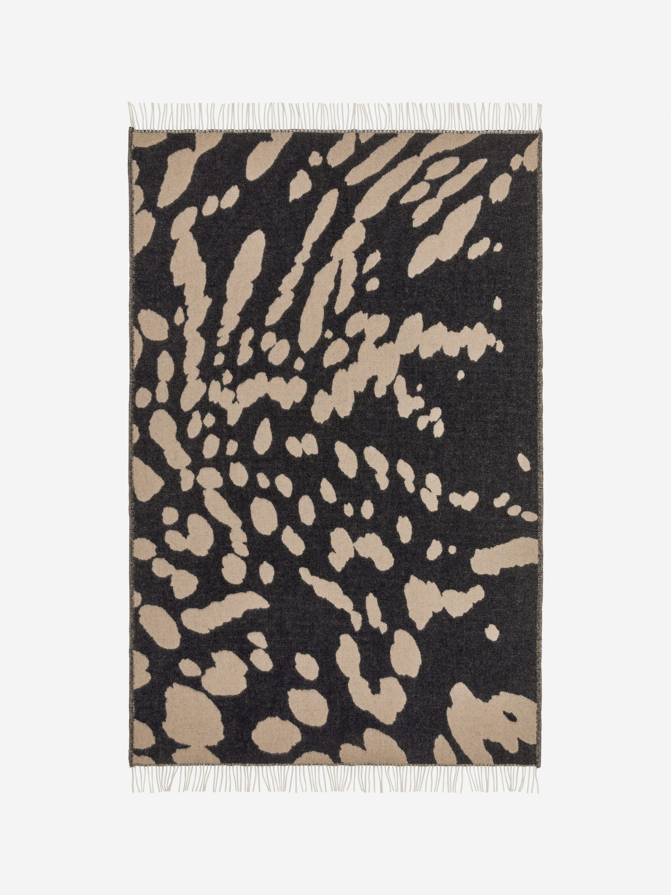 Wolldecke von Klippan-Schwarz-16226