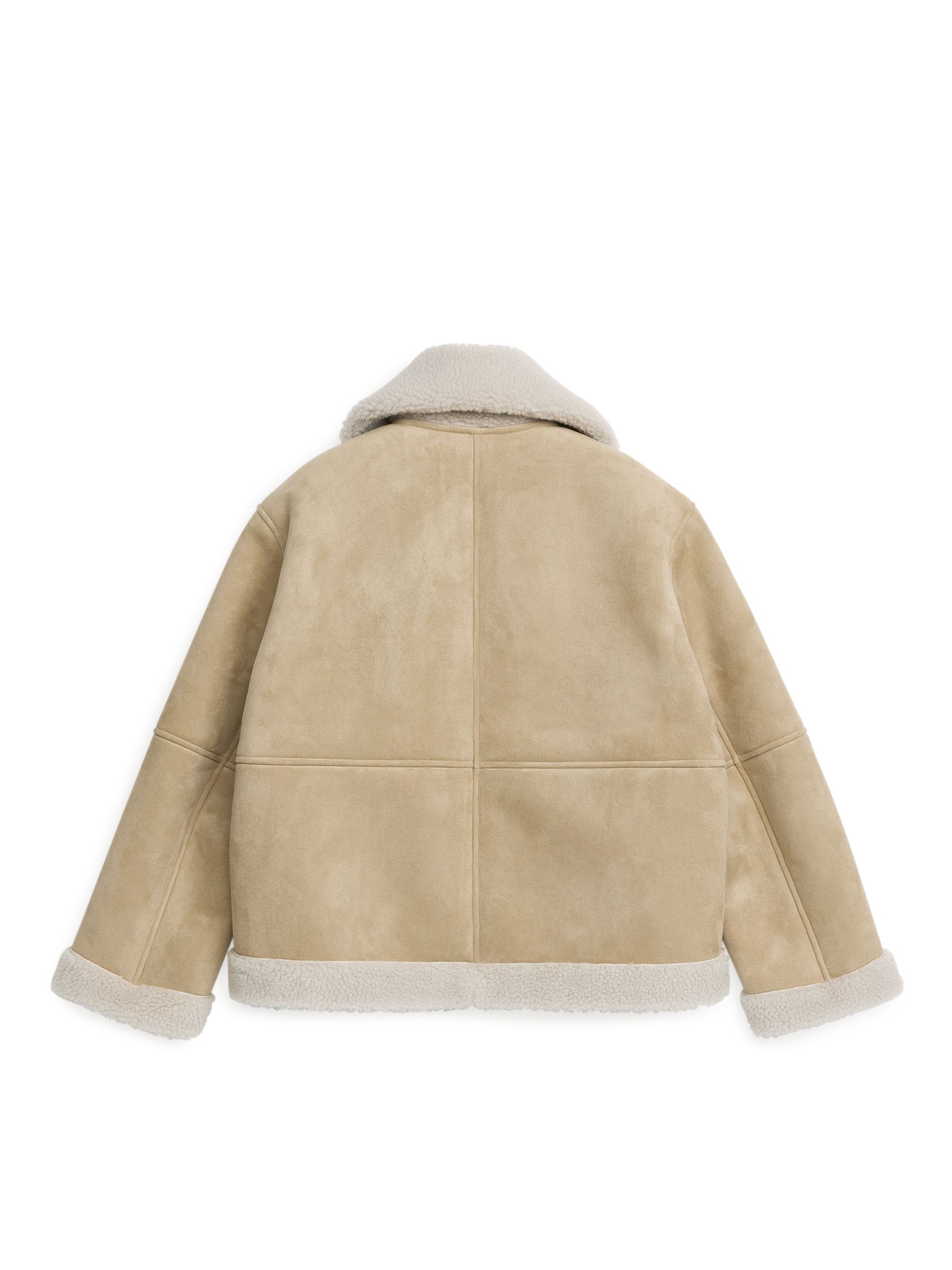 Faux Fur Moleskin Jacket - Beige - Women - StillMedia/DescriptiveStillLife - 1