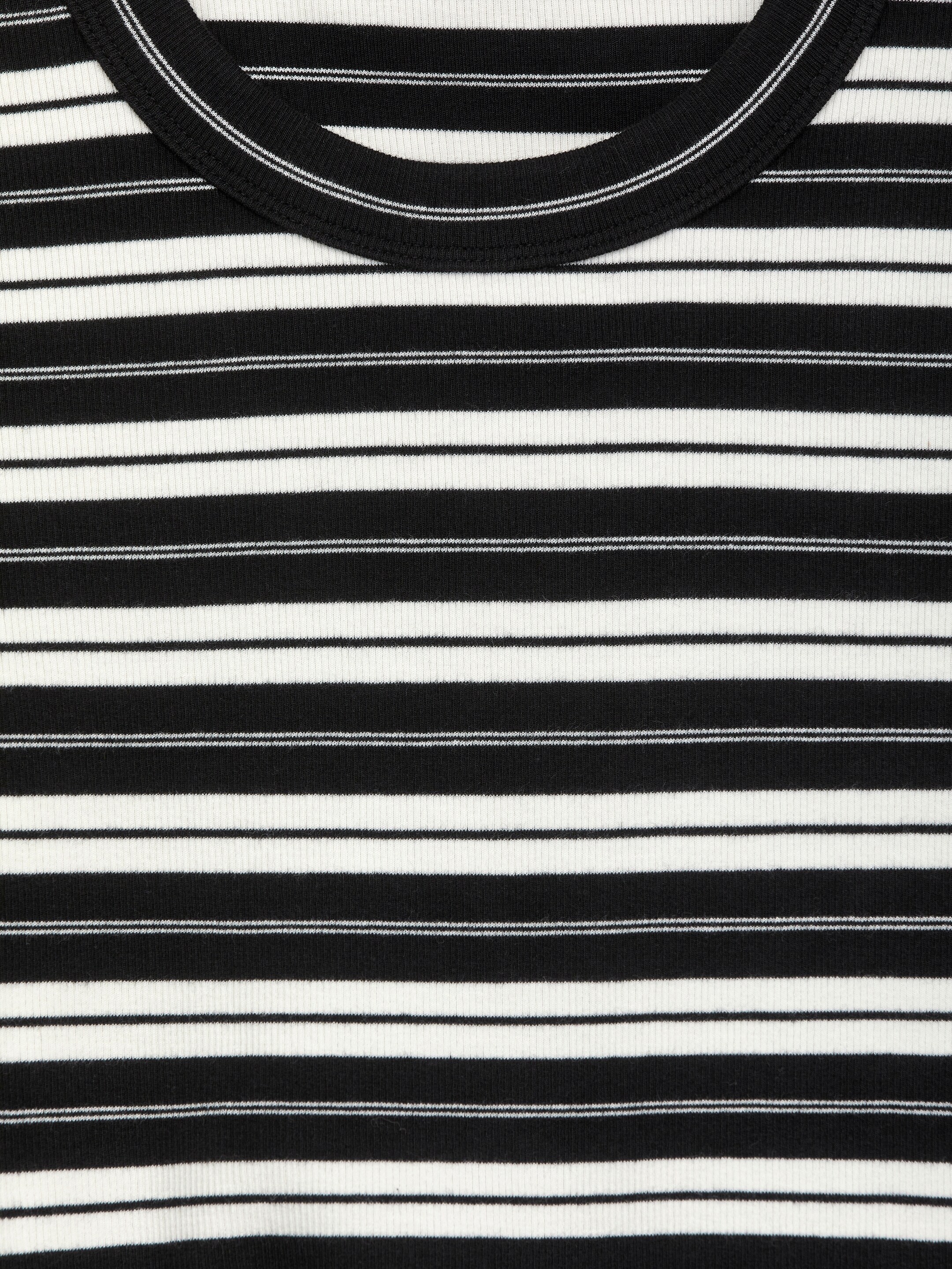 View larger image: Rib Top - Black/White - Ladies | H&M GB 6