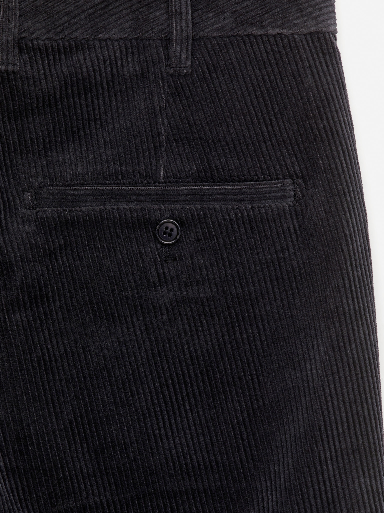 Straigh-Fit Corduroy Chinos - Dark Blue/Dark Beige - 6
