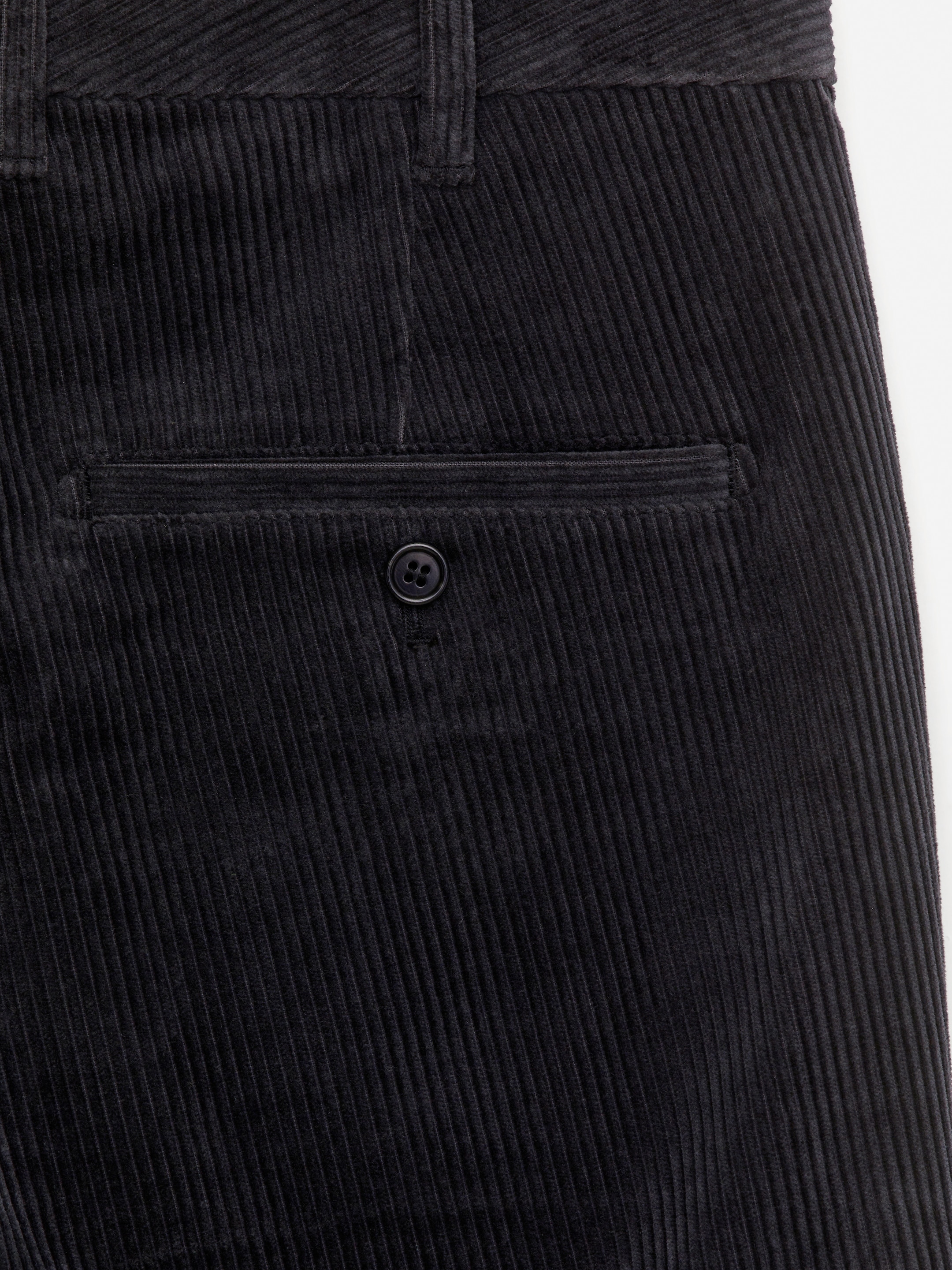 Pantalon chino droit en velours côtelé - Bleu foncé - Regular fit - Homme - StillMedia/DescriptiveDetail - 19