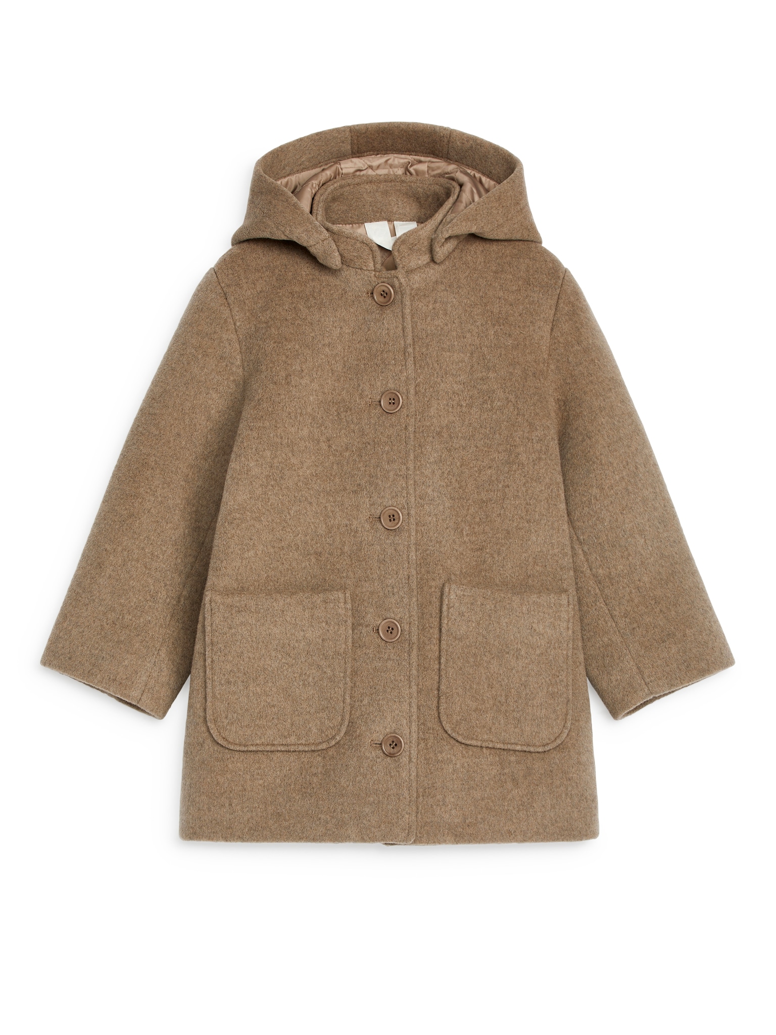 Wool Blend Coat - Mole