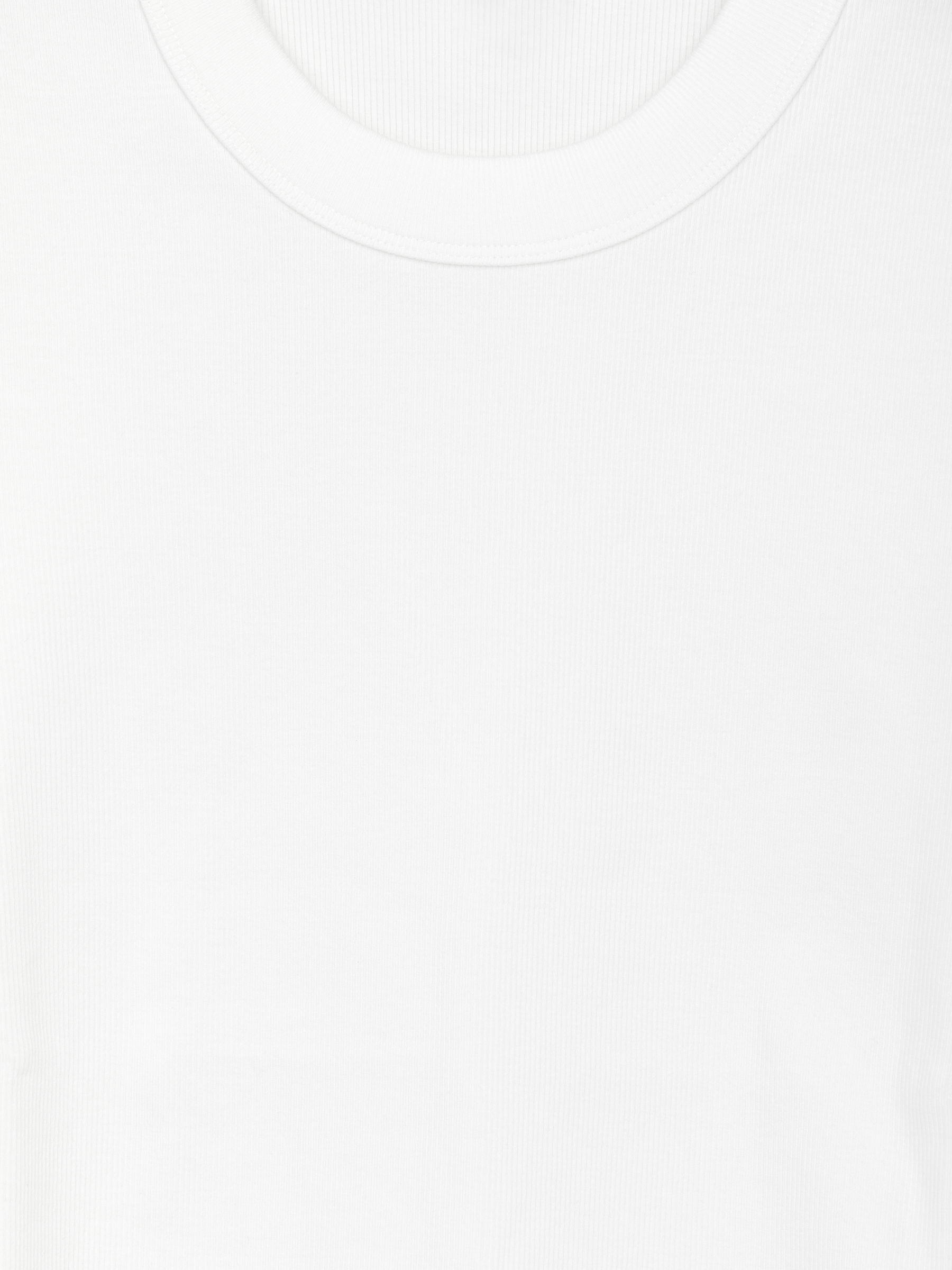 Rib Top - White - Slim fit - Women - StillMedia/DescriptiveDetail - 1