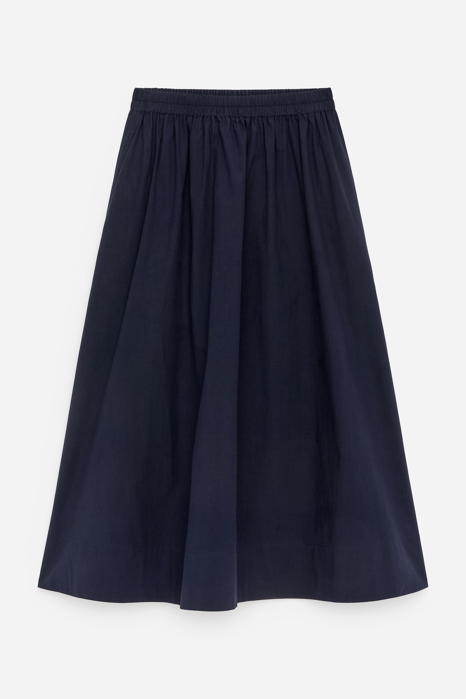 Midirok van katoen-Donkerblauw - 2
