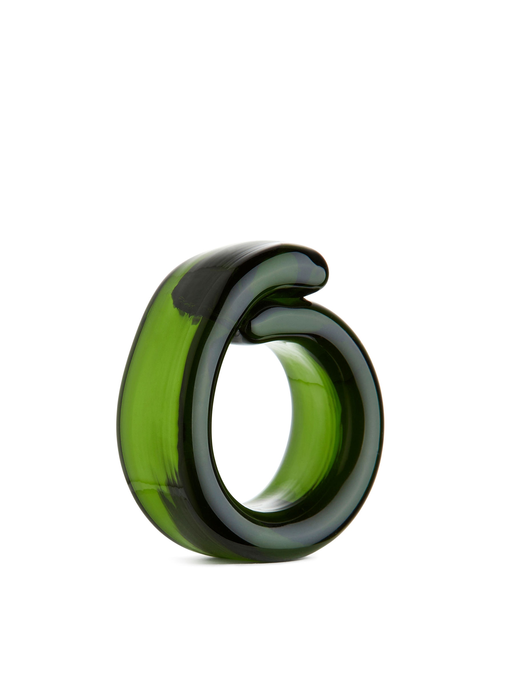 Serviettenring aus Glas - Grün - Haushaltswaren - StillMedia/DescriptiveStillLife - 1