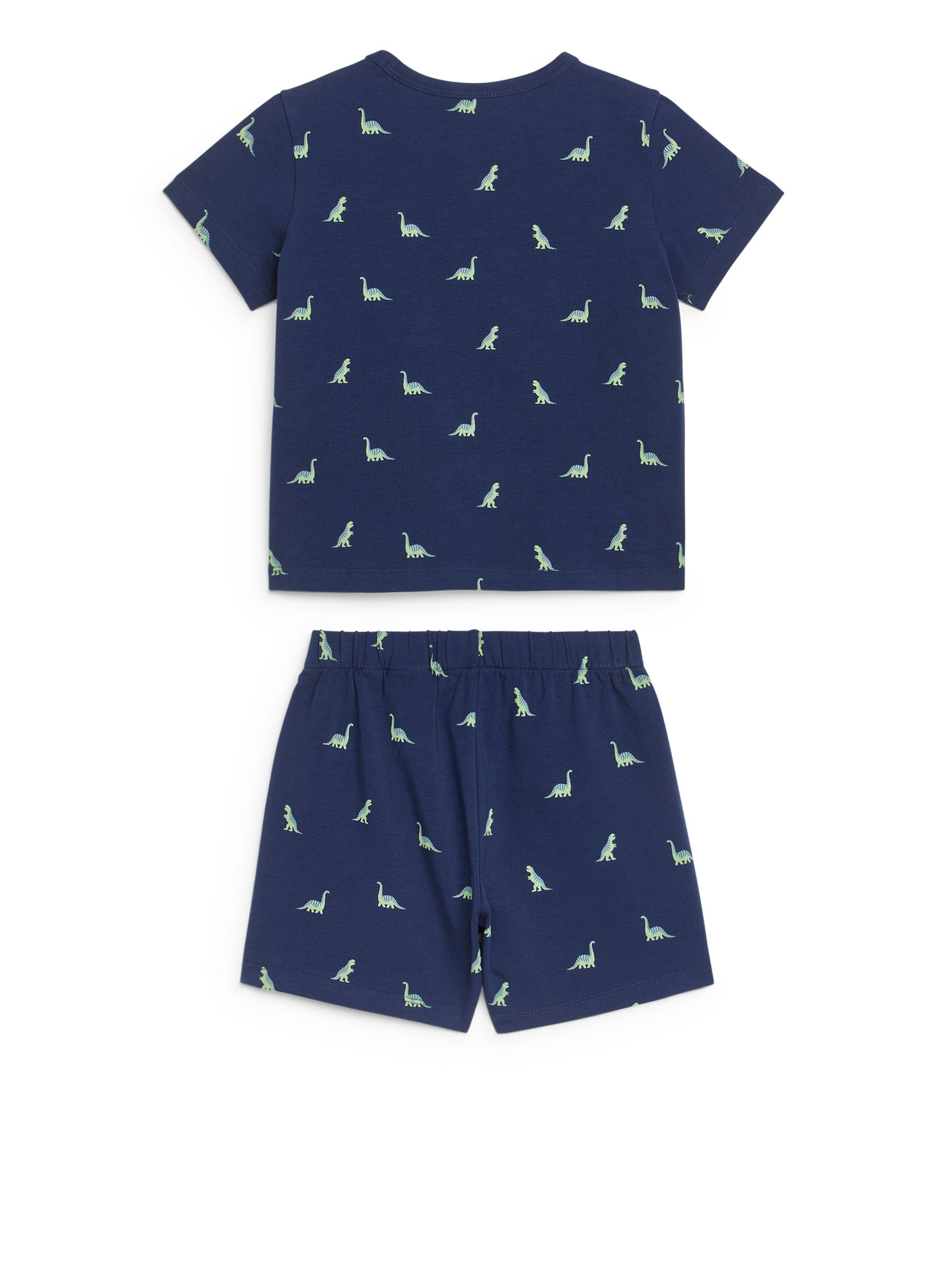 Zweiteiliger kurzer Pyjama aus Jersey - Dunkelblau/Dinosaurier - Kinder - StillMedia/DescriptiveStillLife - 3