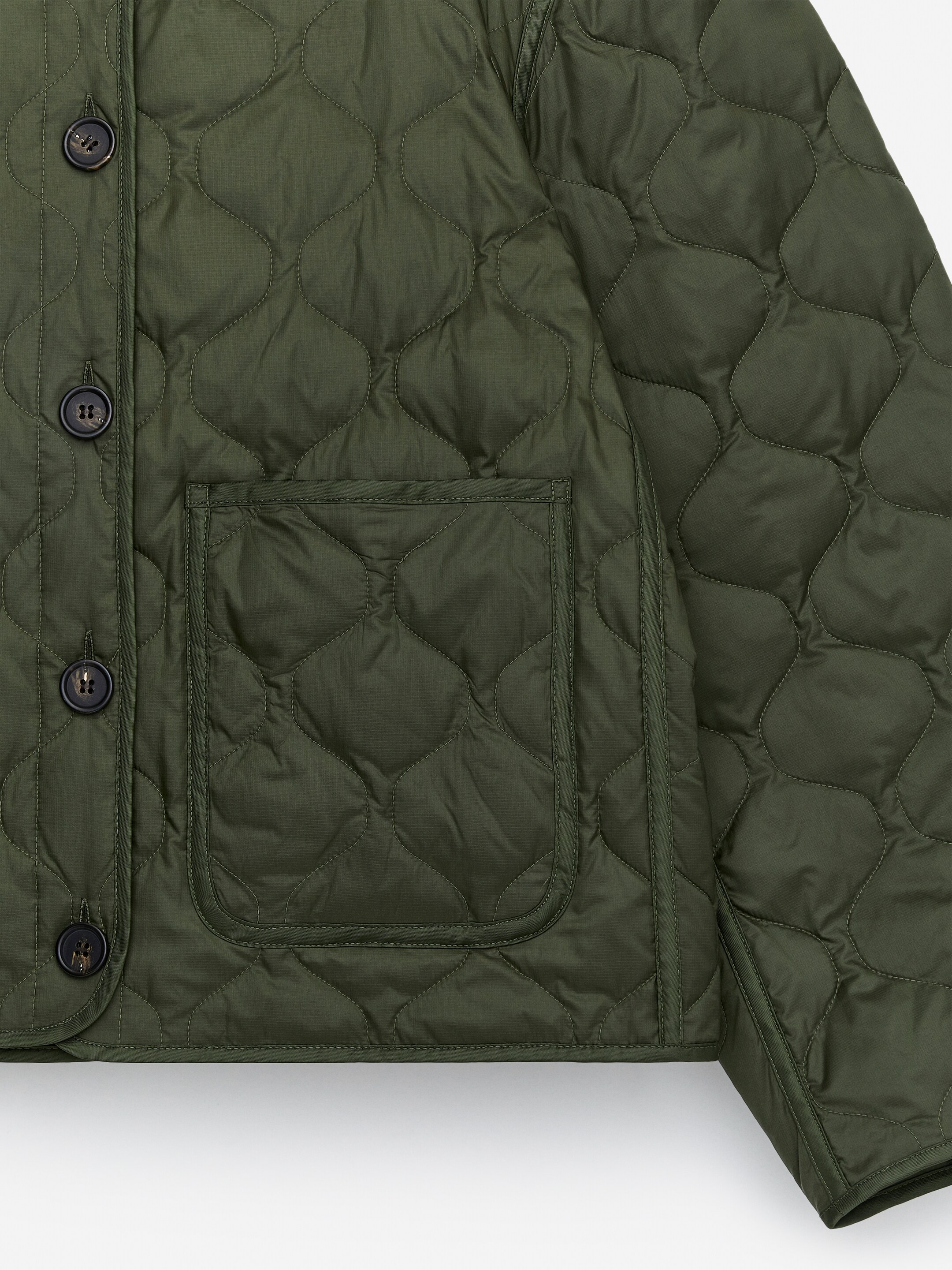 Agrandir l'image: Veste matelassée 2 en 1 Upcycled Down - Vert kaki - FEMME | H&M BE 2