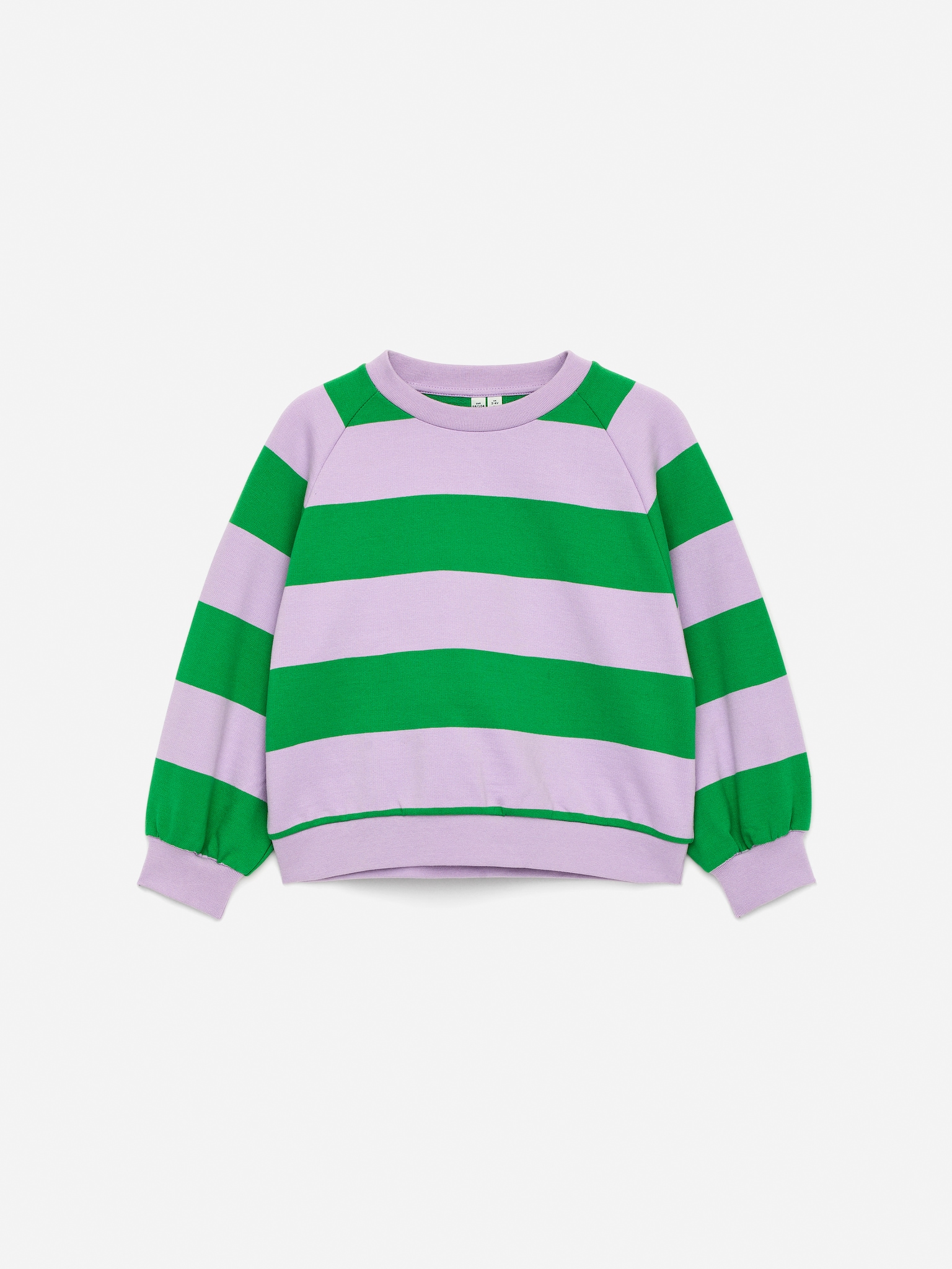 Relaxed Sweatshirt - Lilac/Green/Lilac