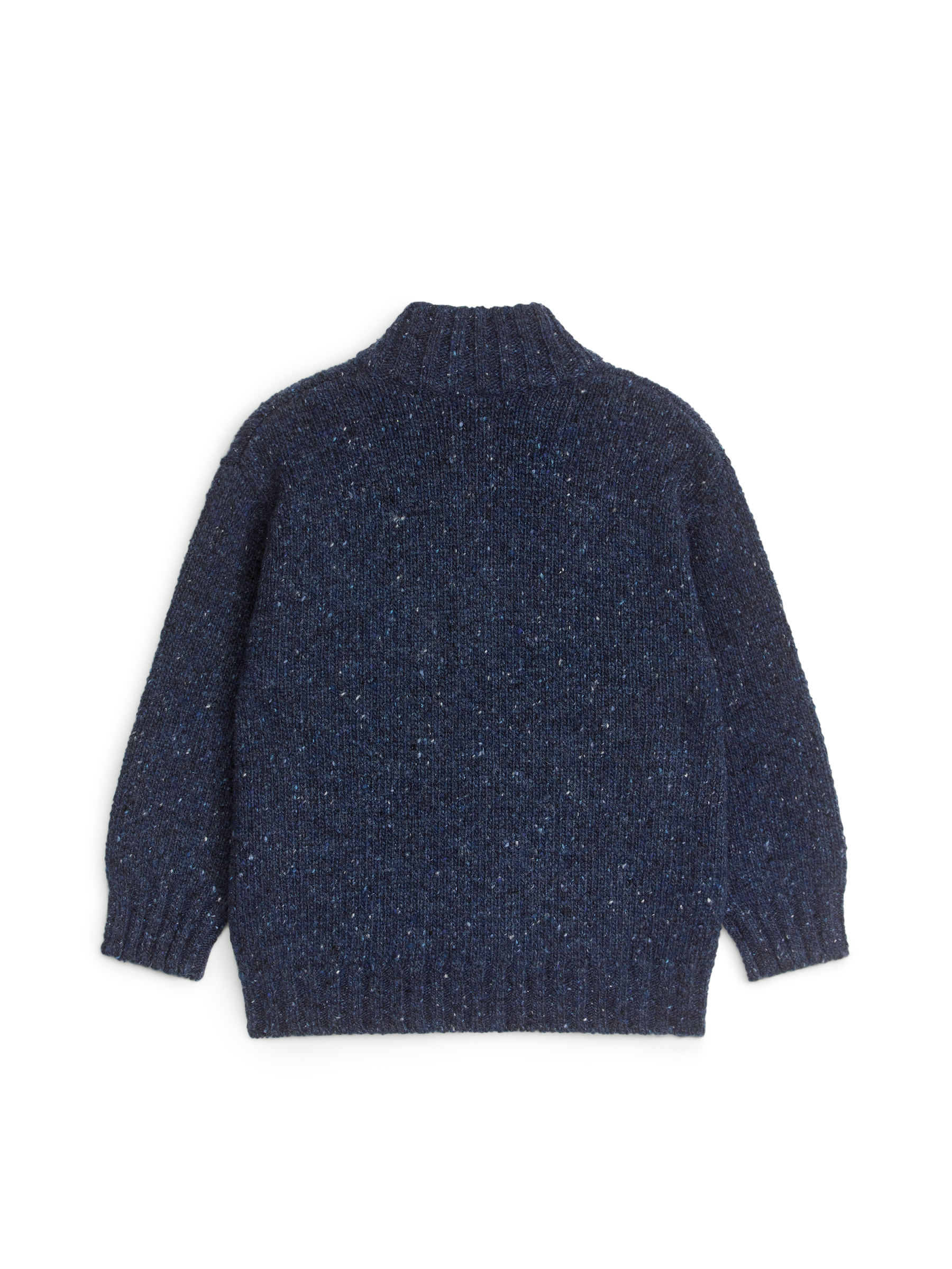 Noppenpullover mit kurzem Reißverschluss - Dunkelblau meliert - Regular Fit - Kinder - StillMedia/DescriptiveStillLife - 2