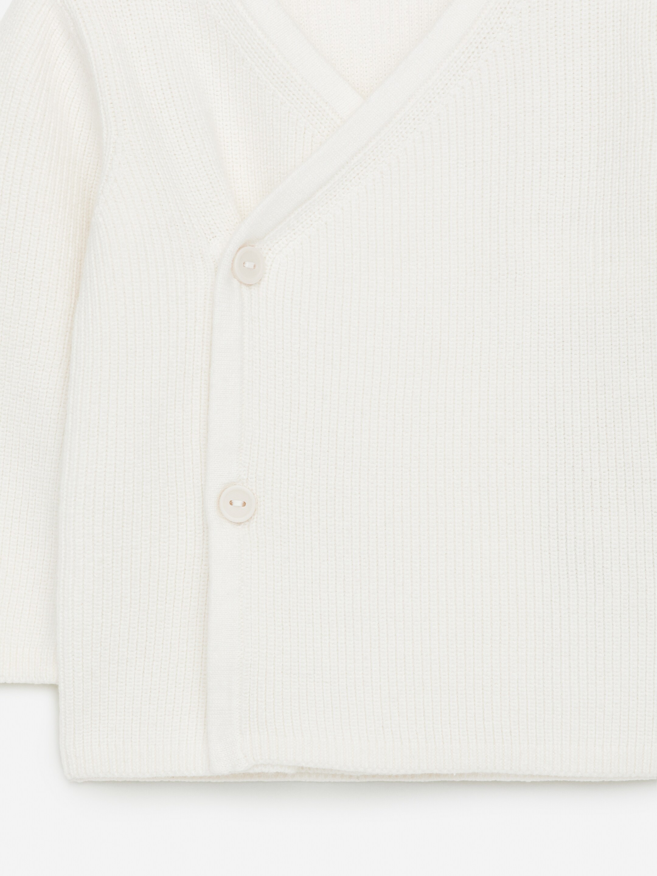 Zobrazit větší obrázek: Bavlněný kardigan pro novorozence - White - DĚTI | H&M CZ 3