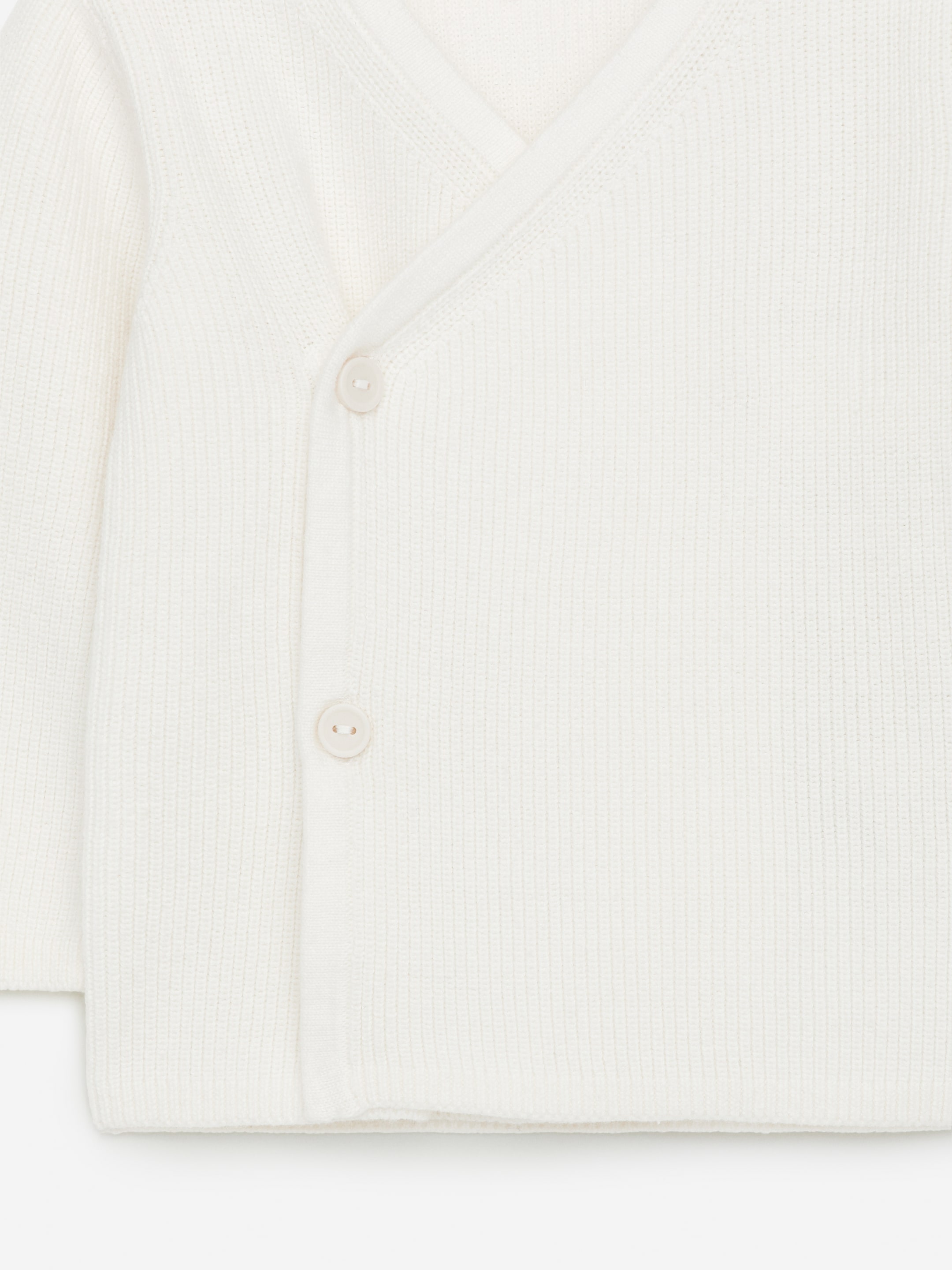 Cardigan per neonati in morbido cotone - Bianco - Regular fit - Children - StillMedia/DescriptiveDetail - 2