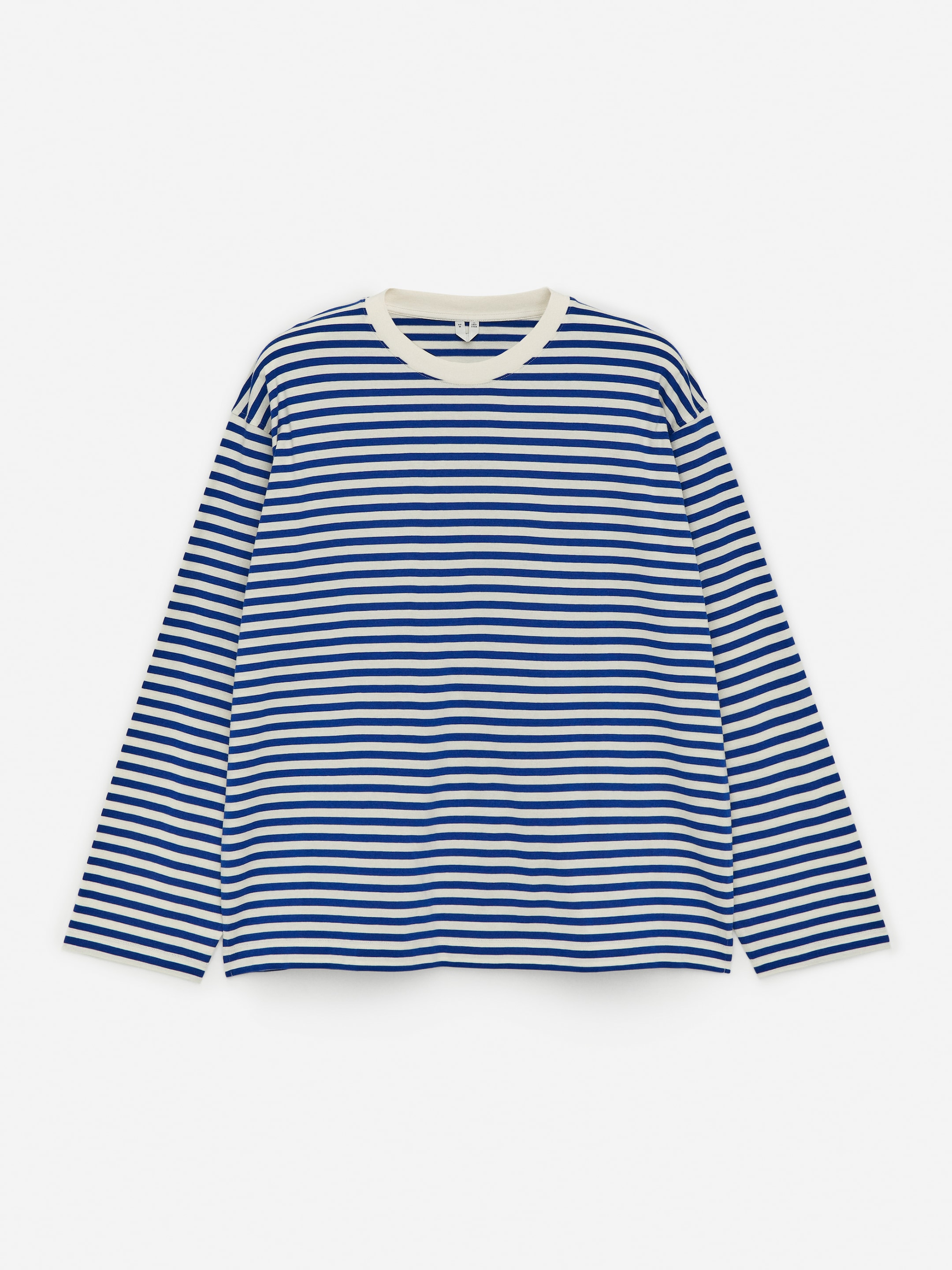 Visualizza immagine più grande: T-shirt a maniche lunghe - Bianco/Blu - UOMO | H&M IT 5
