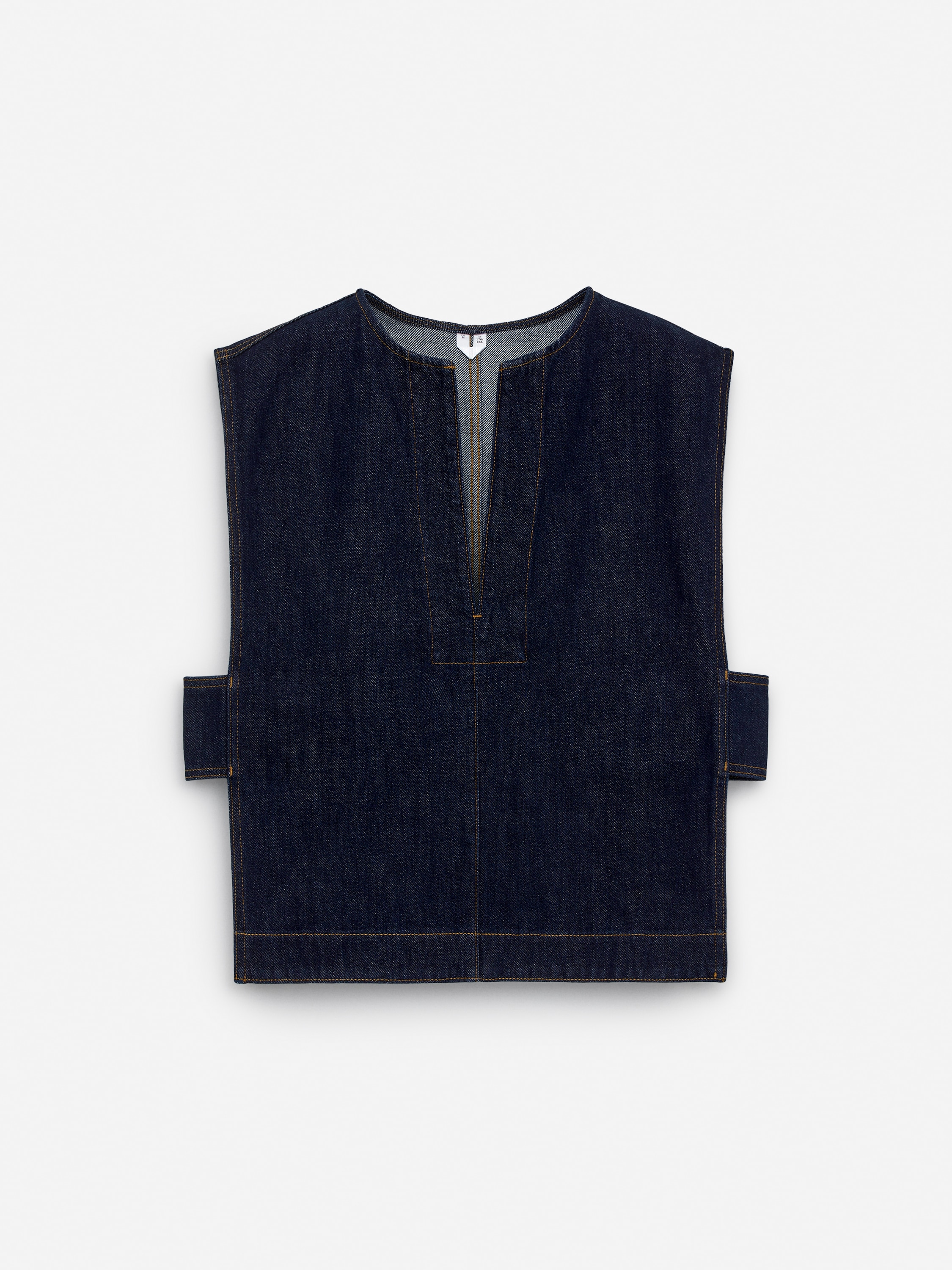 Denim gilet - Donkerblauw