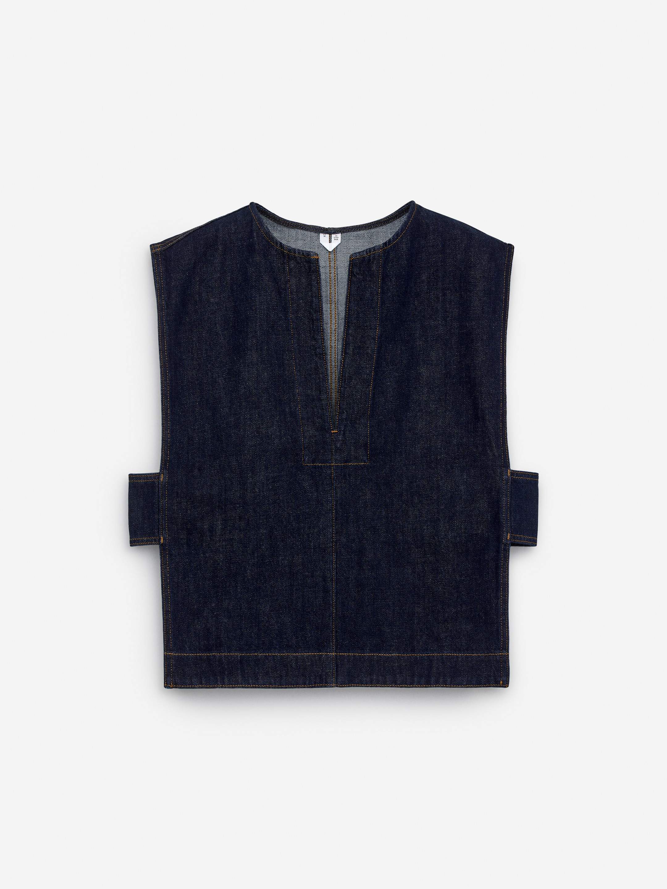 Denim Vest - Dark Blue - Regular fit - Women - StillMedia/DescriptiveStillLife - 2