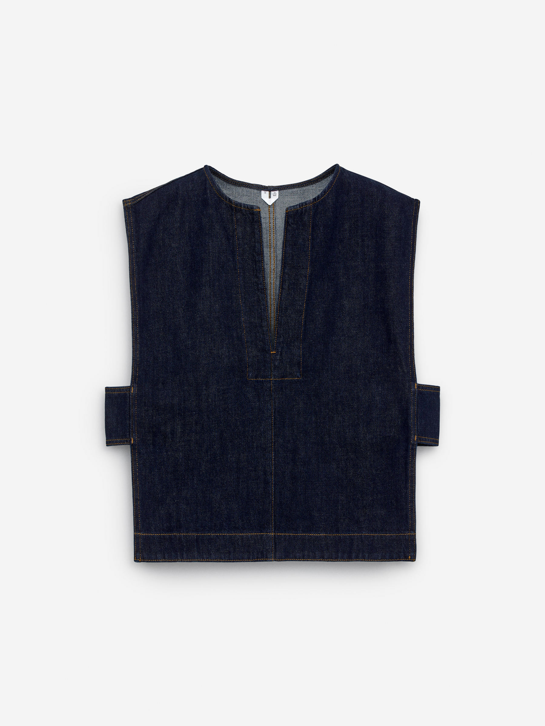 Denim Vest - Dark Blue - Regular fit - Women - StillMedia/DescriptiveStillLife - 2