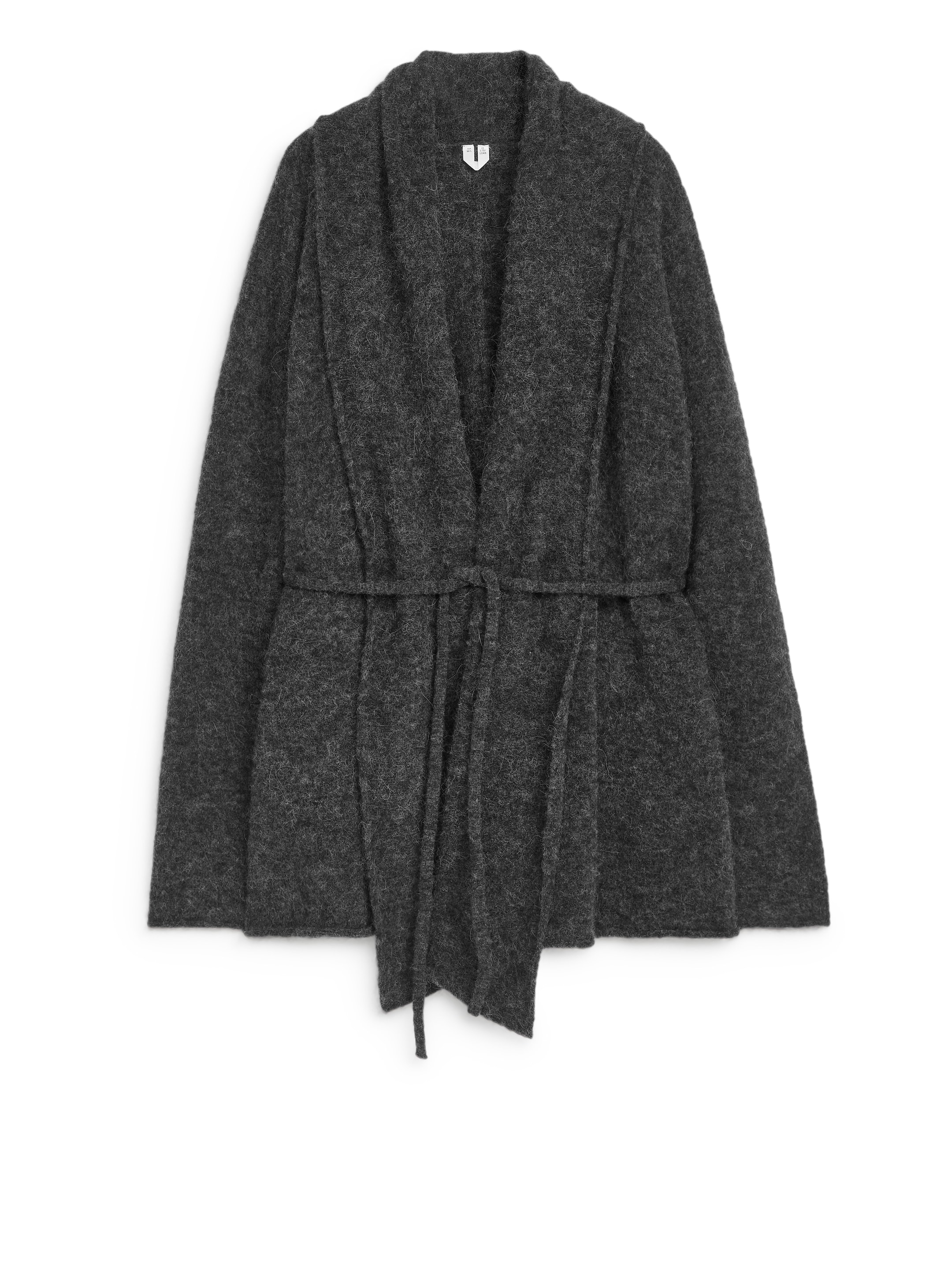 Преглед на по-голямо изображение: Alpaca-Wool Blend Cardigan - Dark Grey Melange - ЖЕНИ | H&M BG 1
