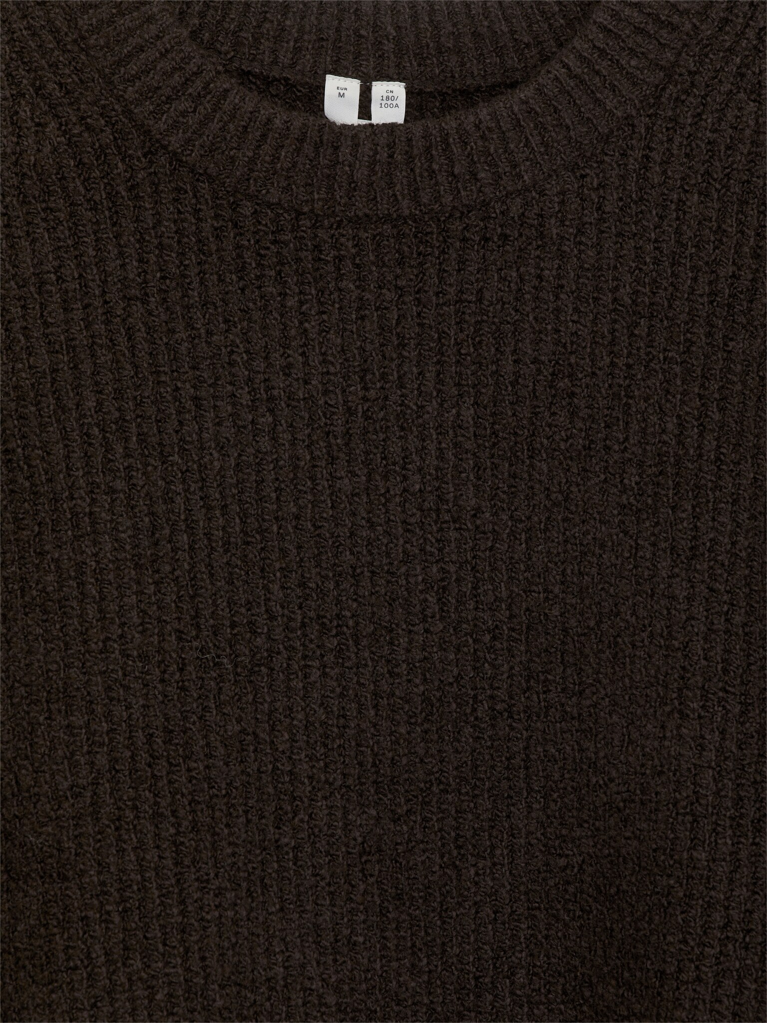 Pull en coton mélangé - Marron foncé/Gris chiné - 6